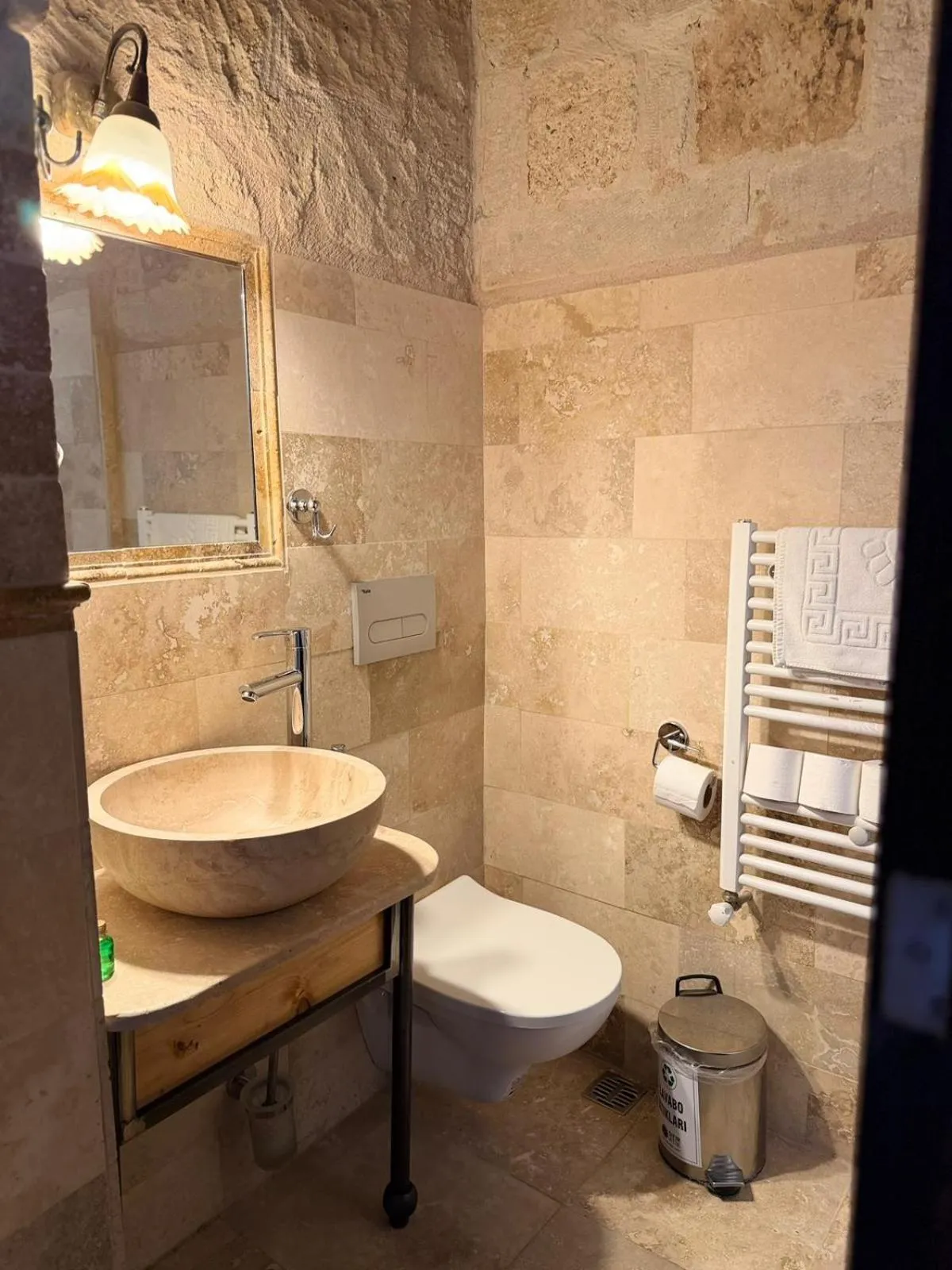 Toilet in Century Cave Hotel