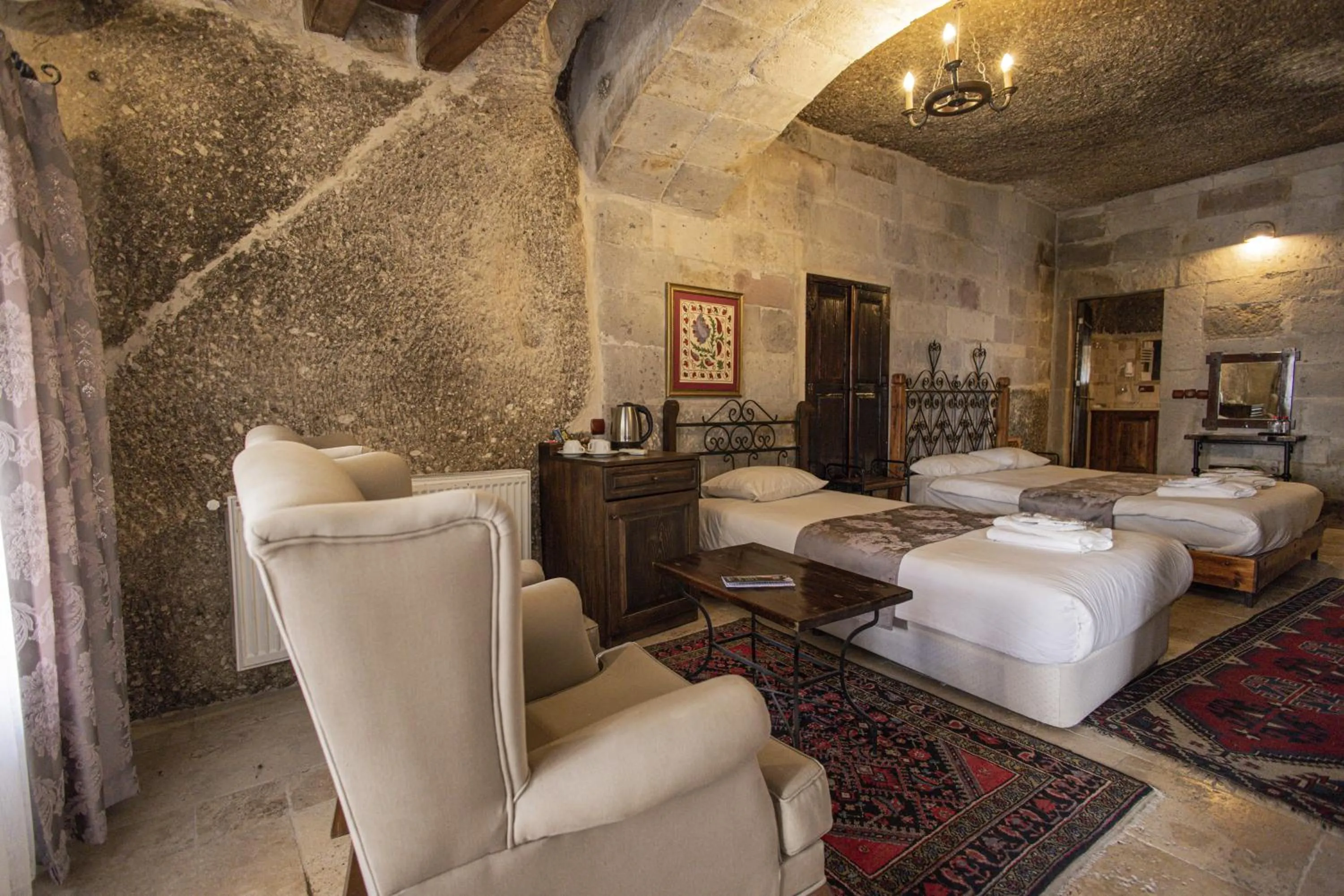 Bed in Century Cave Hotel