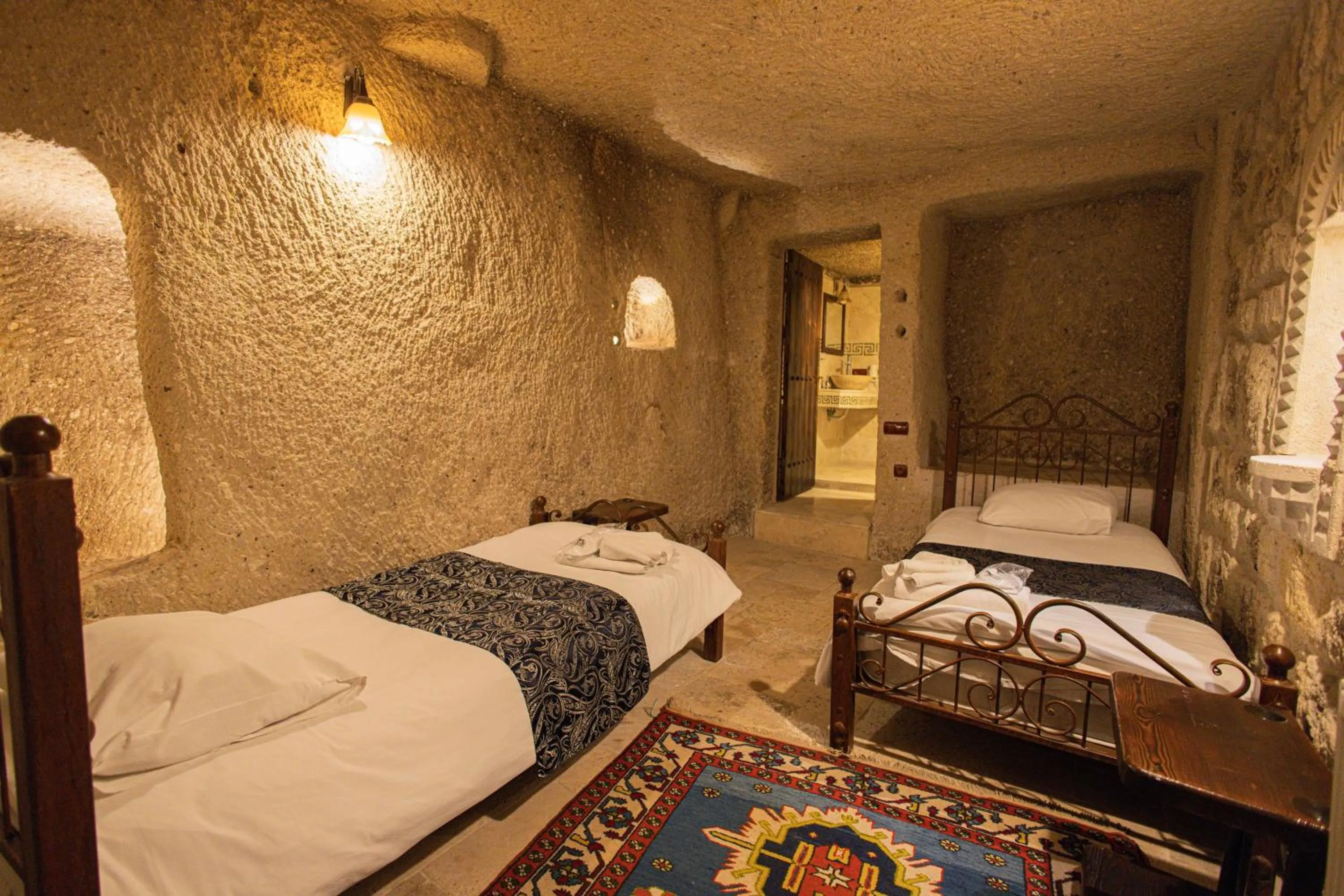 Bed in Century Cave Hotel