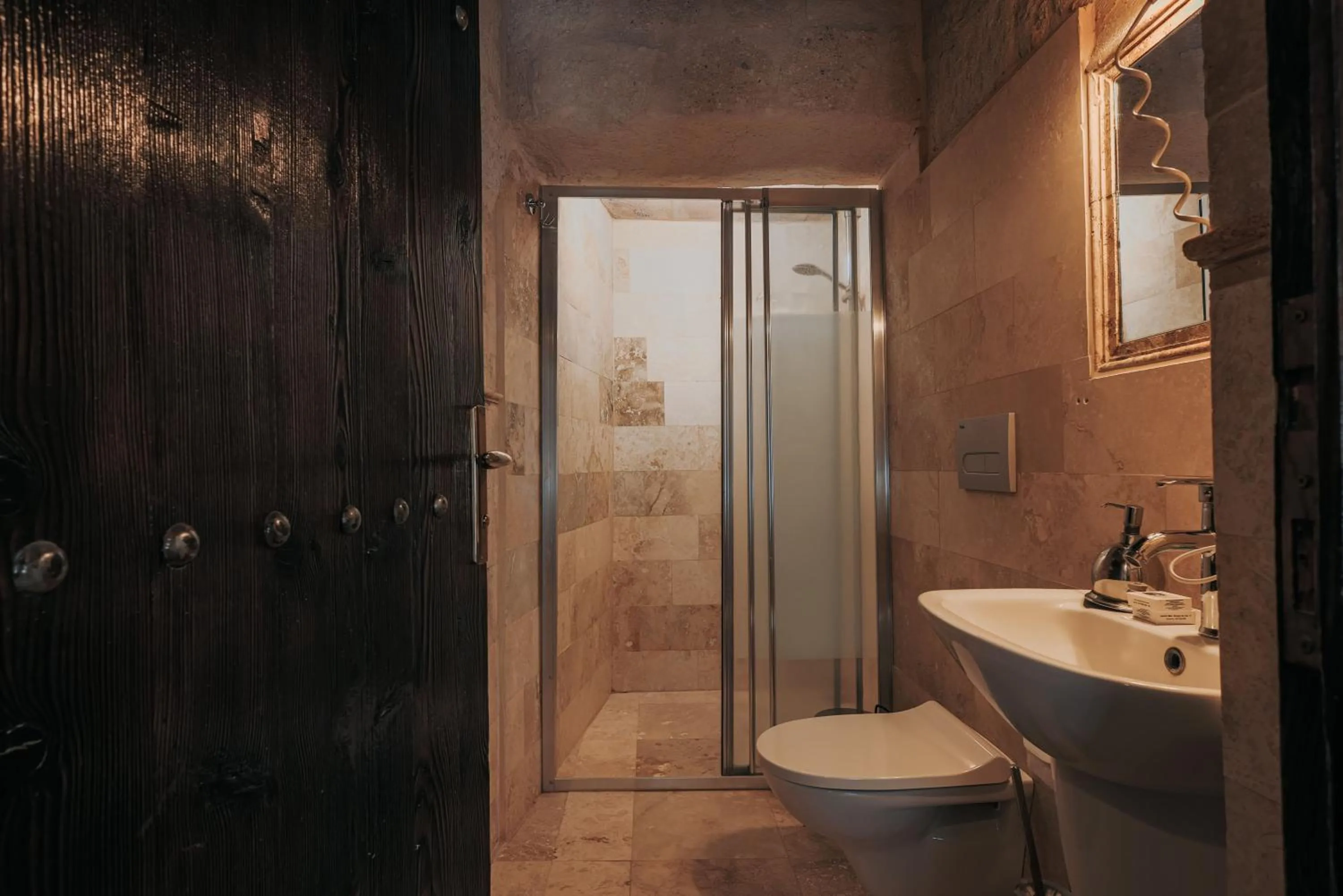 Shower in Century Cave Hotel