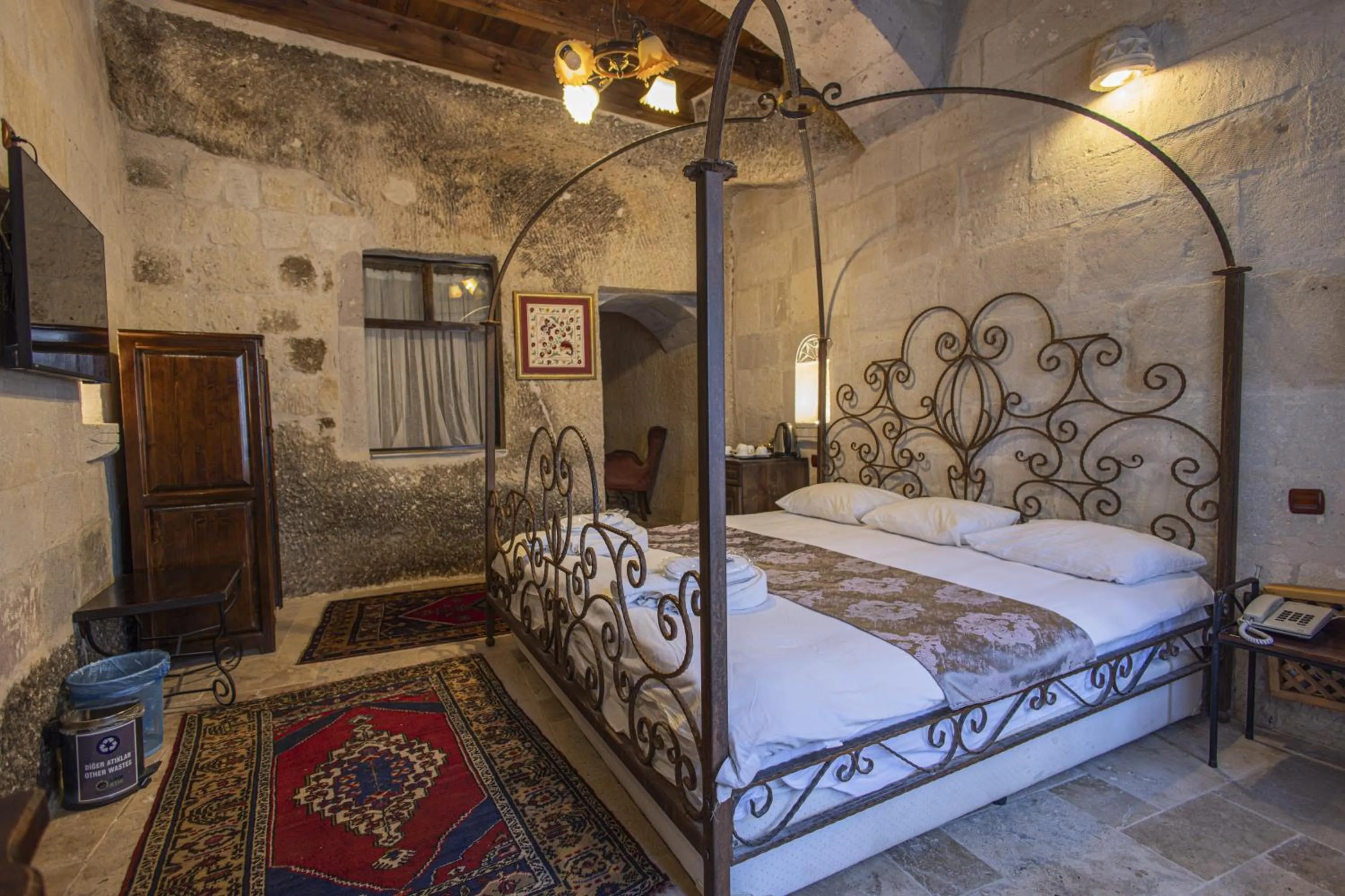 Bed in Century Cave Hotel