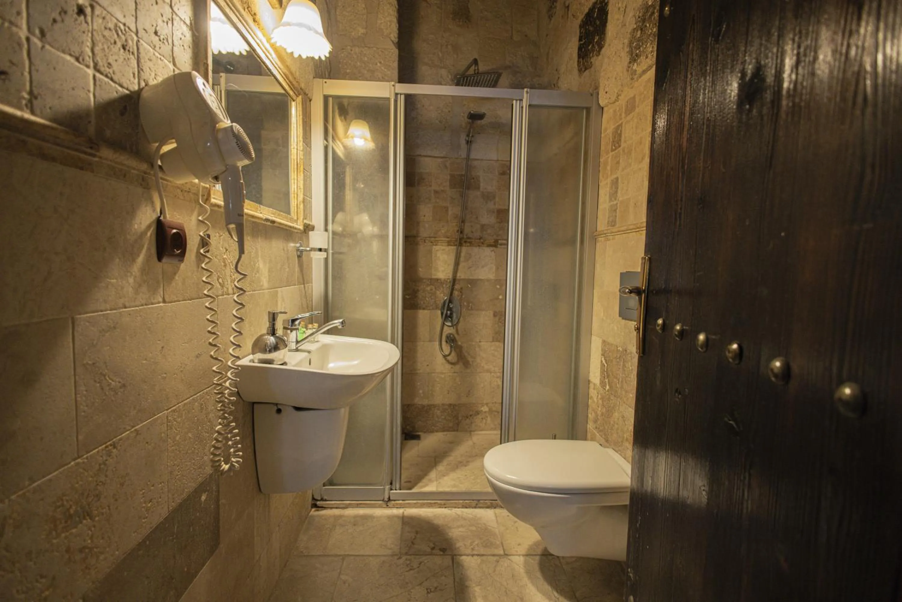 Shower in Century Cave Hotel