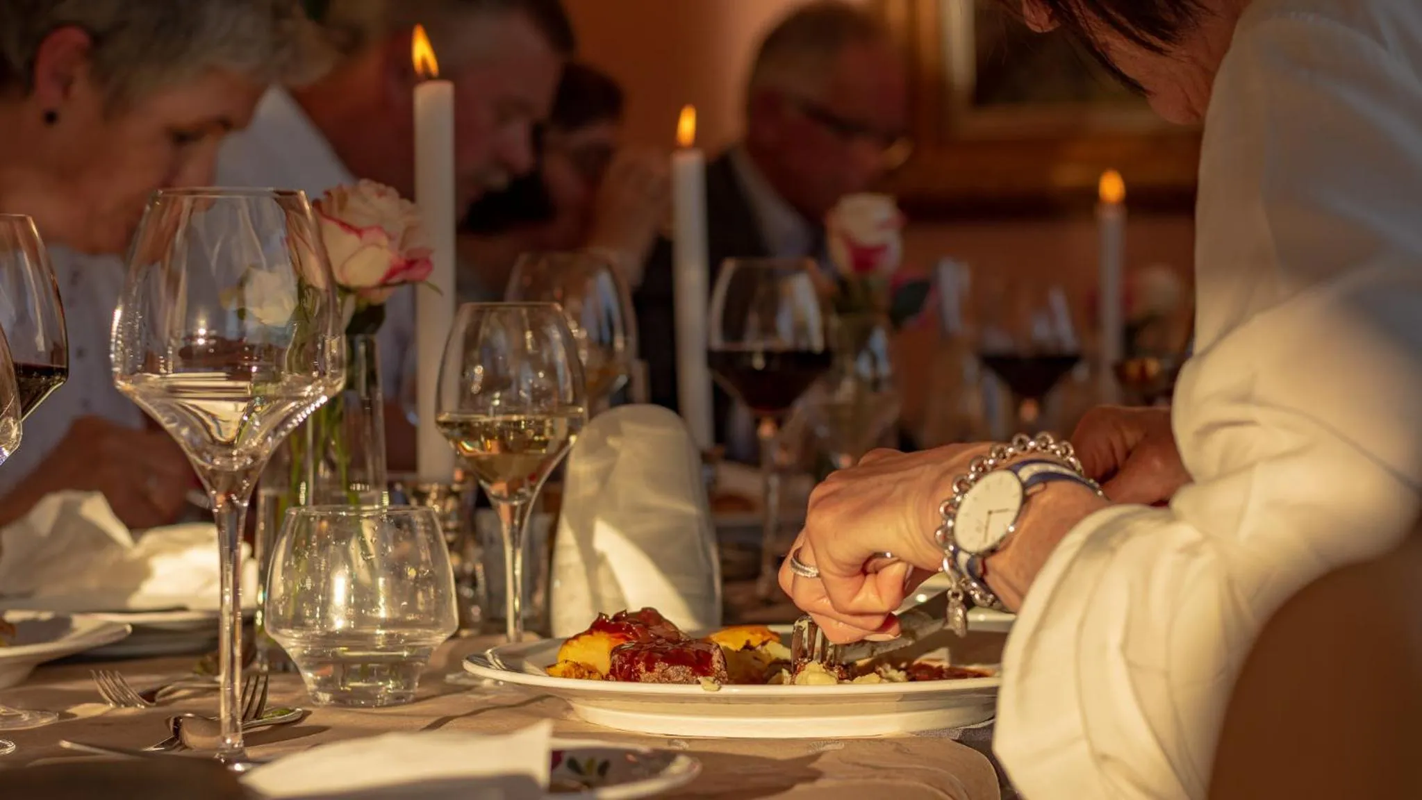 Dinner in Revsnes Hotel