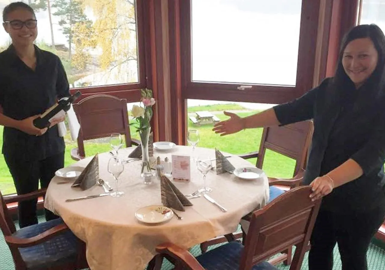 Staff in Revsnes Hotel