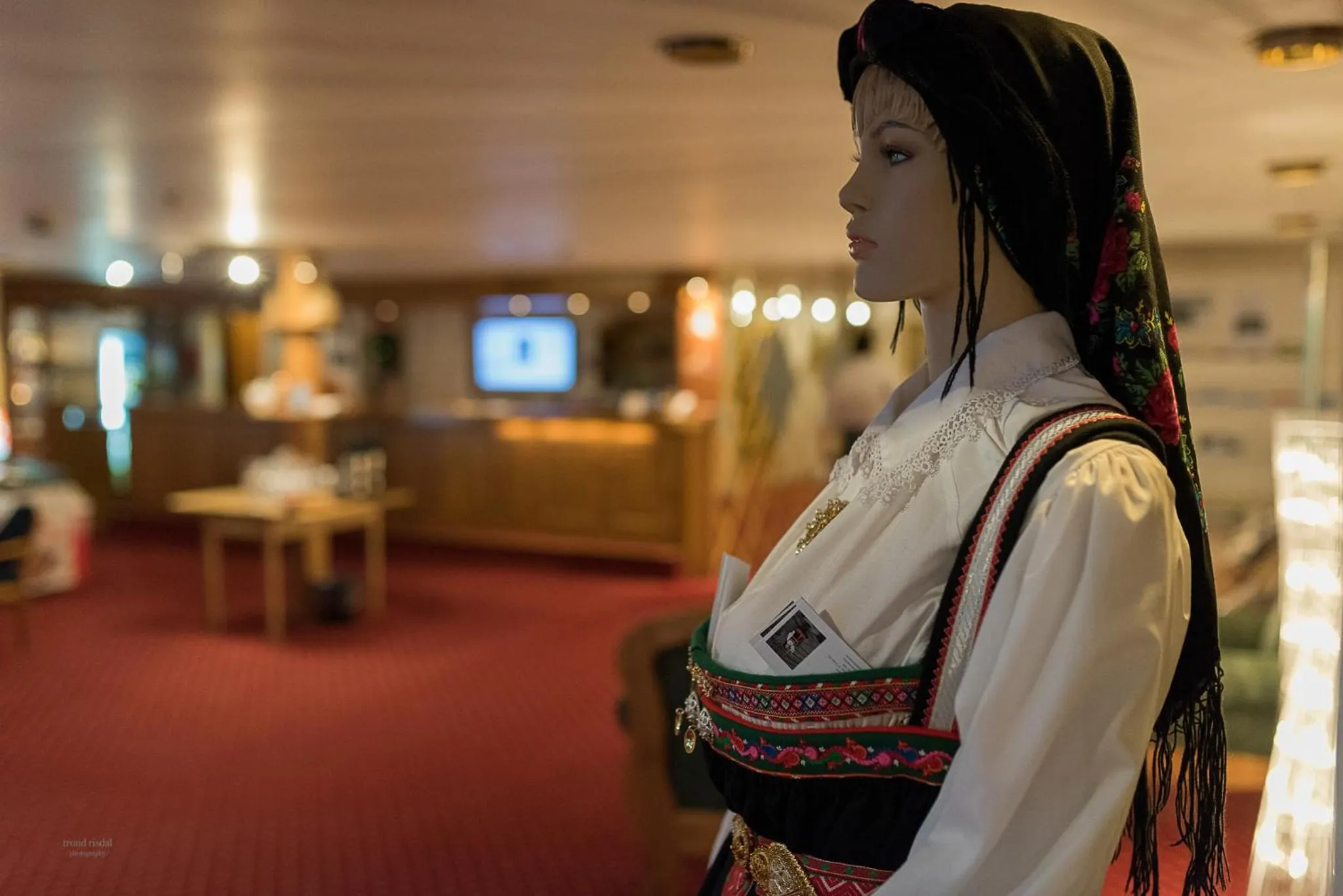 Lobby or reception in Revsnes Hotel