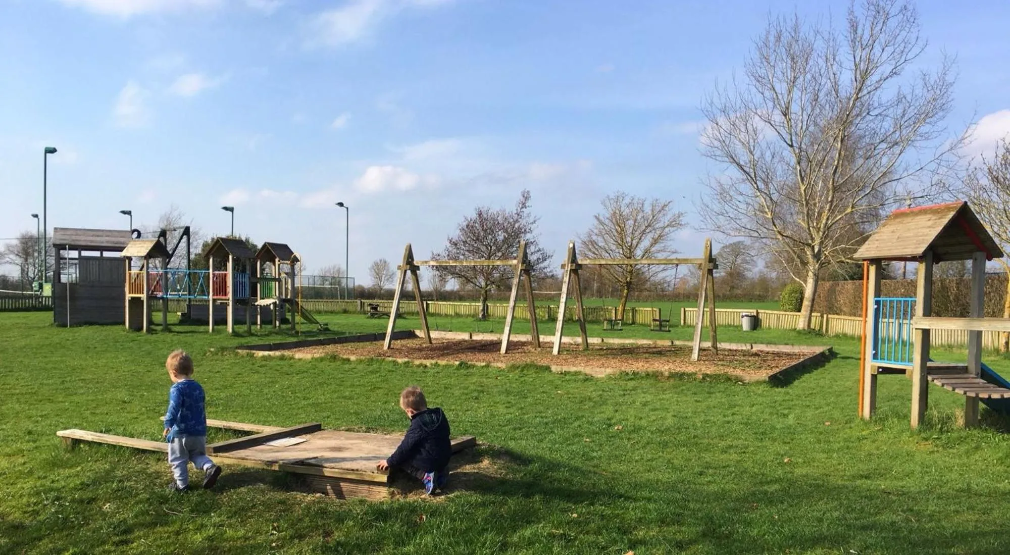 Children play ground in Ceilidh Cottage