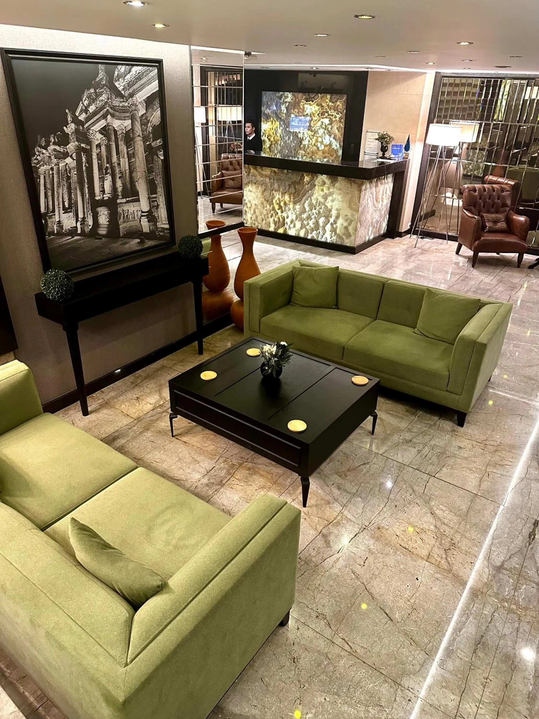 Lobby or reception in Laodikya Hotel