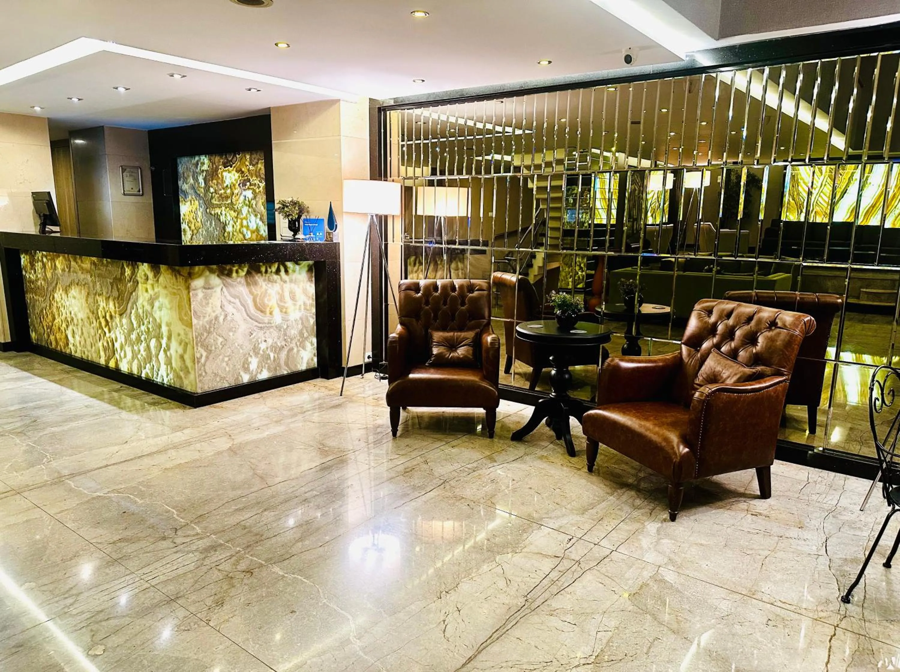Lobby or reception in Laodikya Hotel