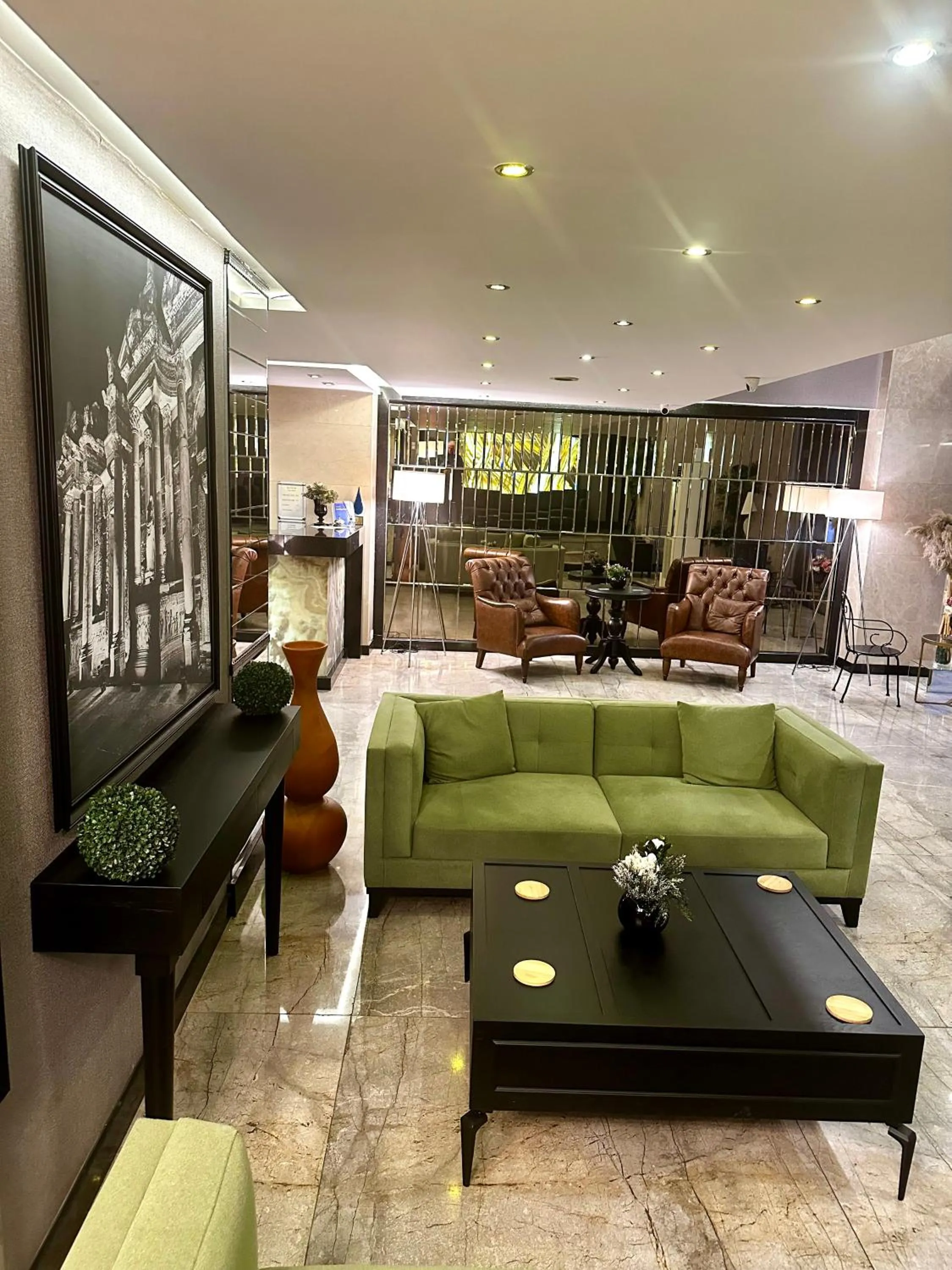 Lobby or reception in Laodikya Hotel