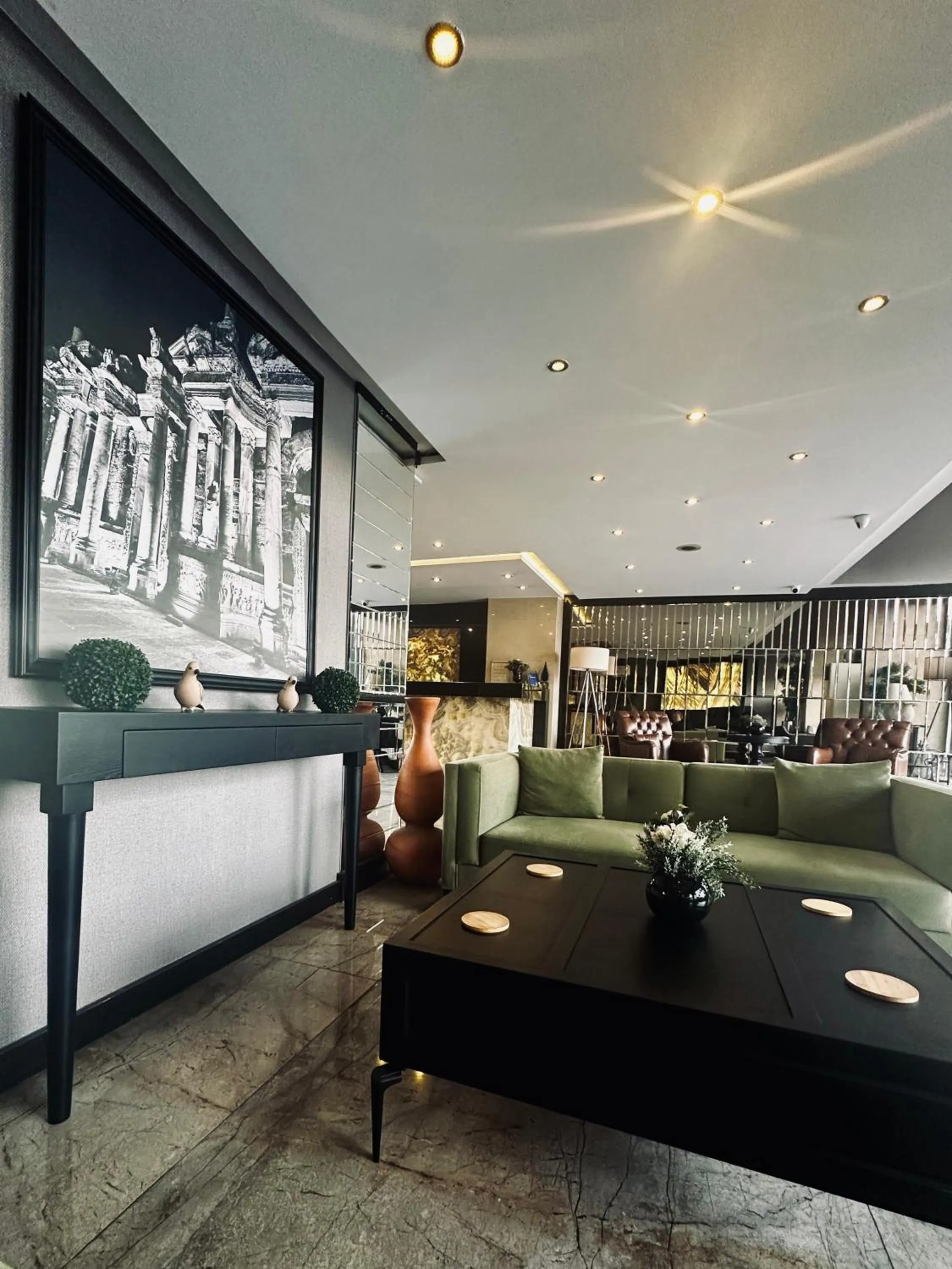 Seating area in Laodikya Hotel