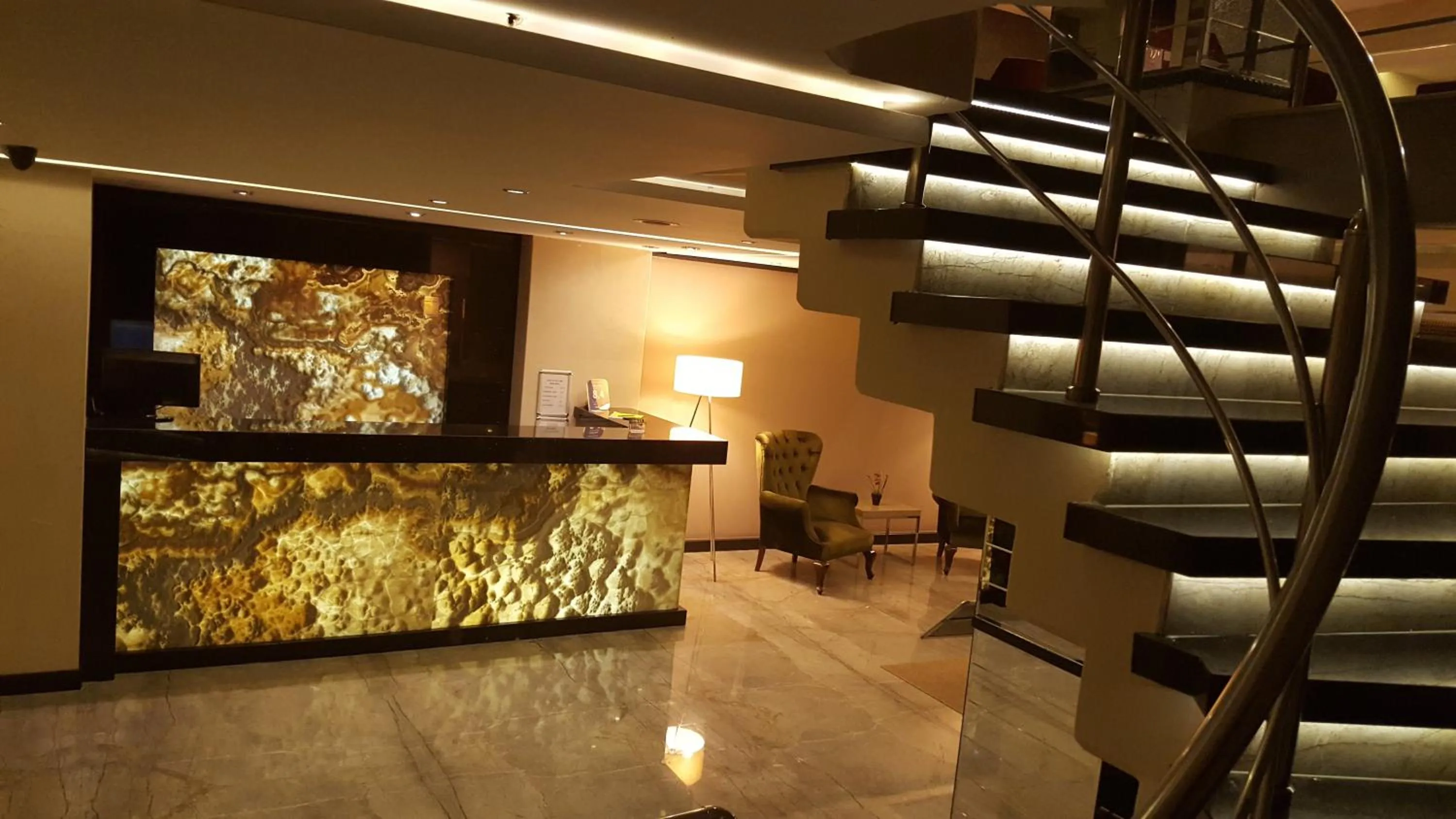 Lobby or reception in Laodikya Hotel