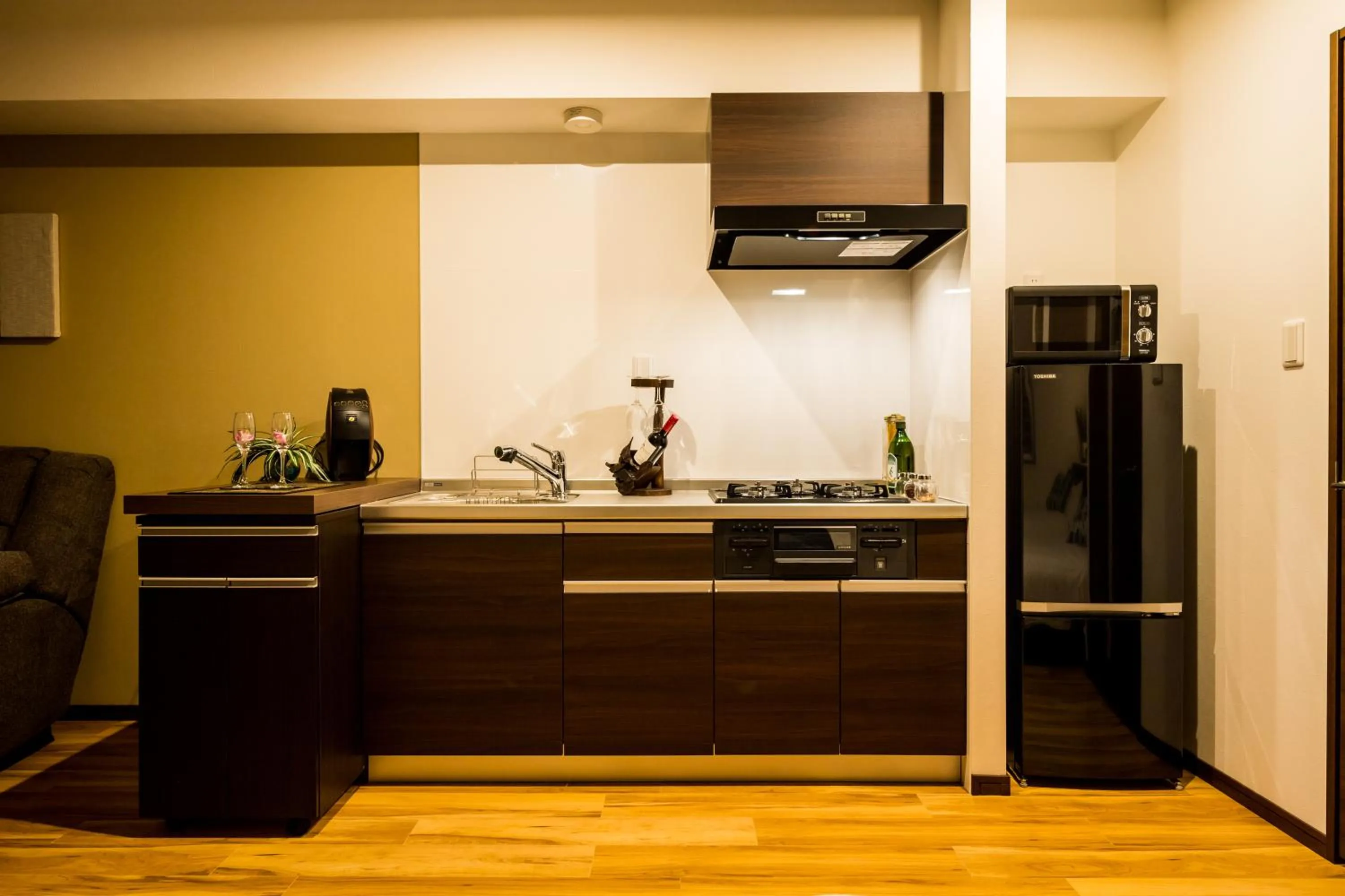 Kitchen or kitchenette in Zoe Resort The Sunset Village Okinawa Chatan