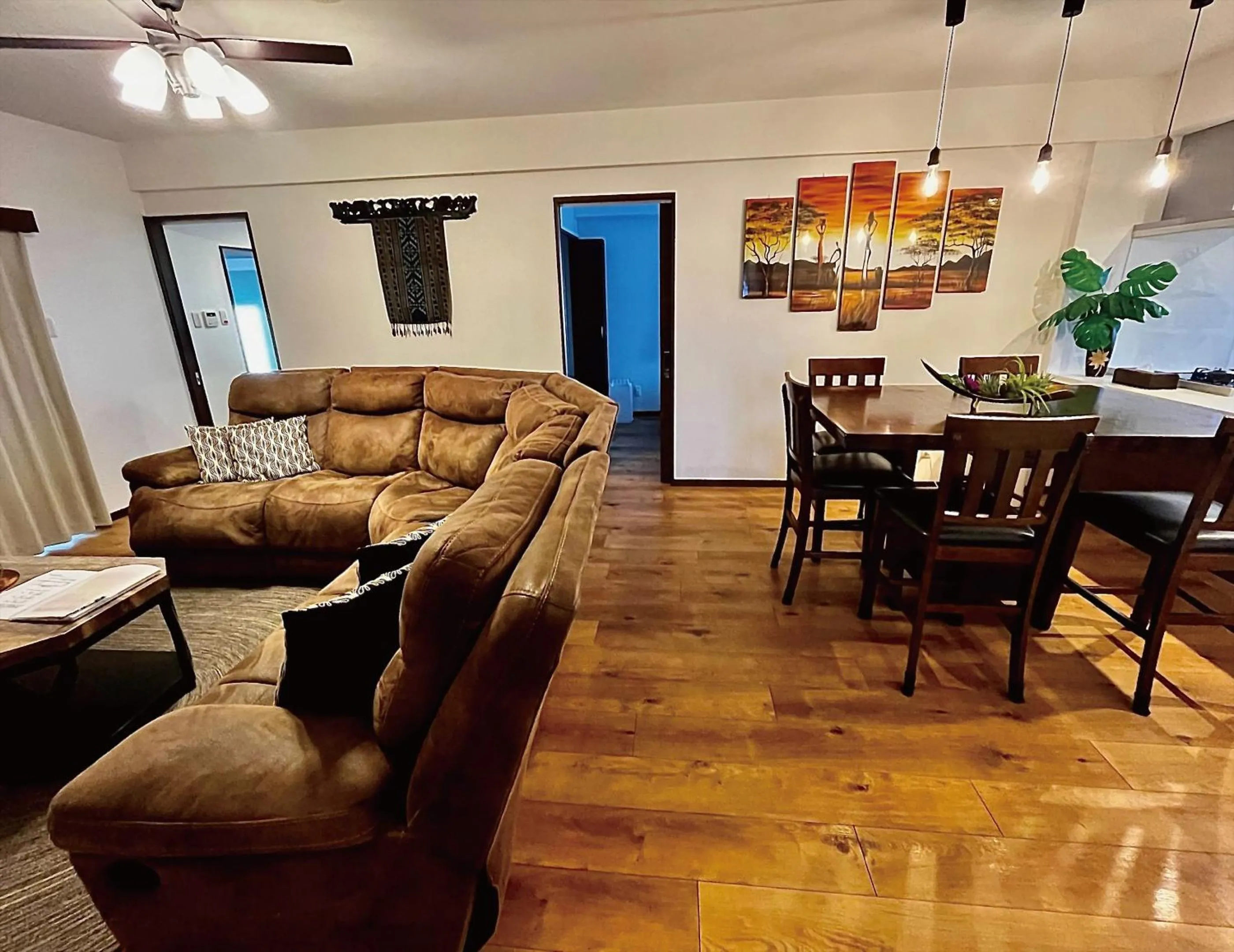 Living room in Zoe Resort The Sunset Village Okinawa Chatan