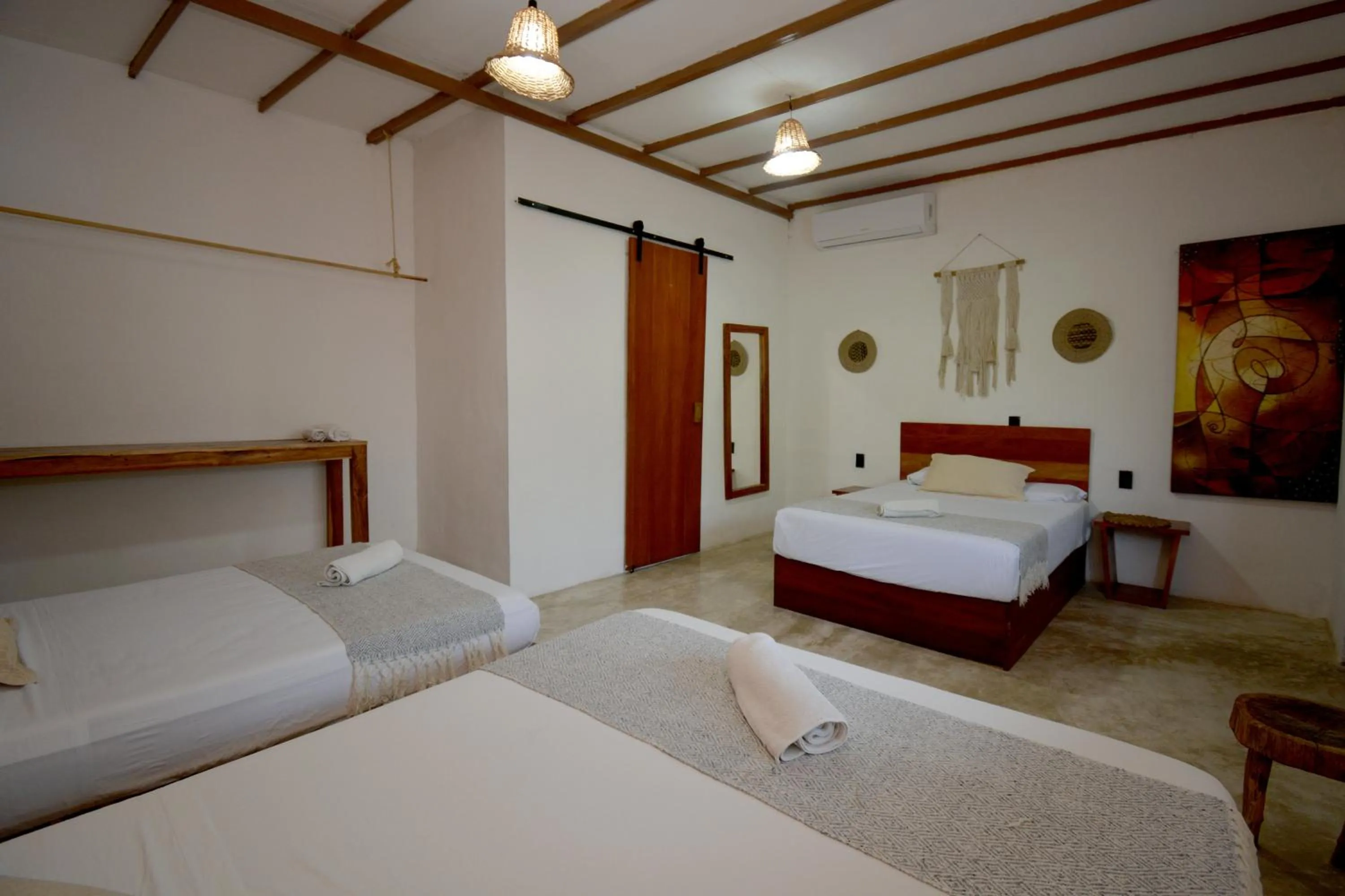 Bed in Casa Delia Hotel Downtown