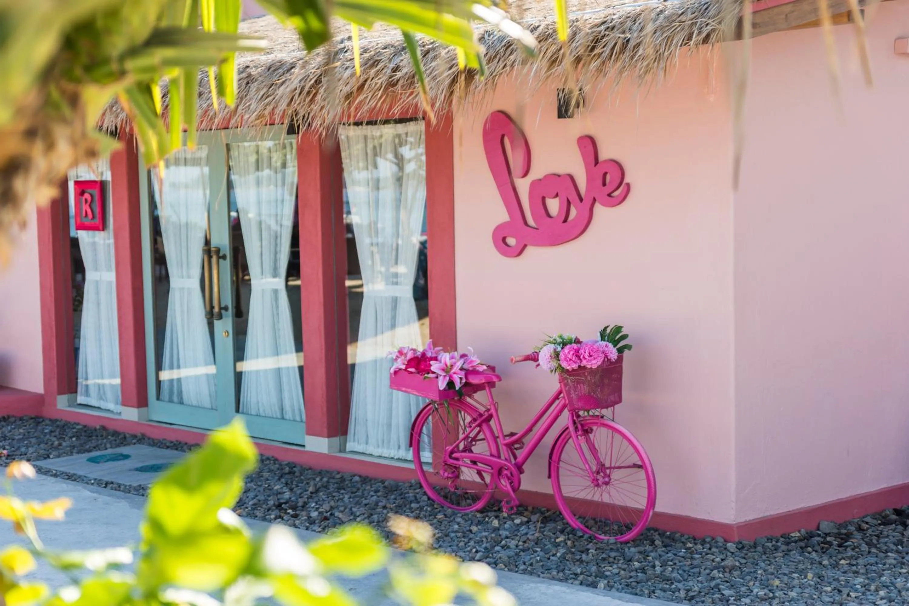 Facade/entrance in PinkCoco Gili Air - Constant Surprises & for Cool Adults Only