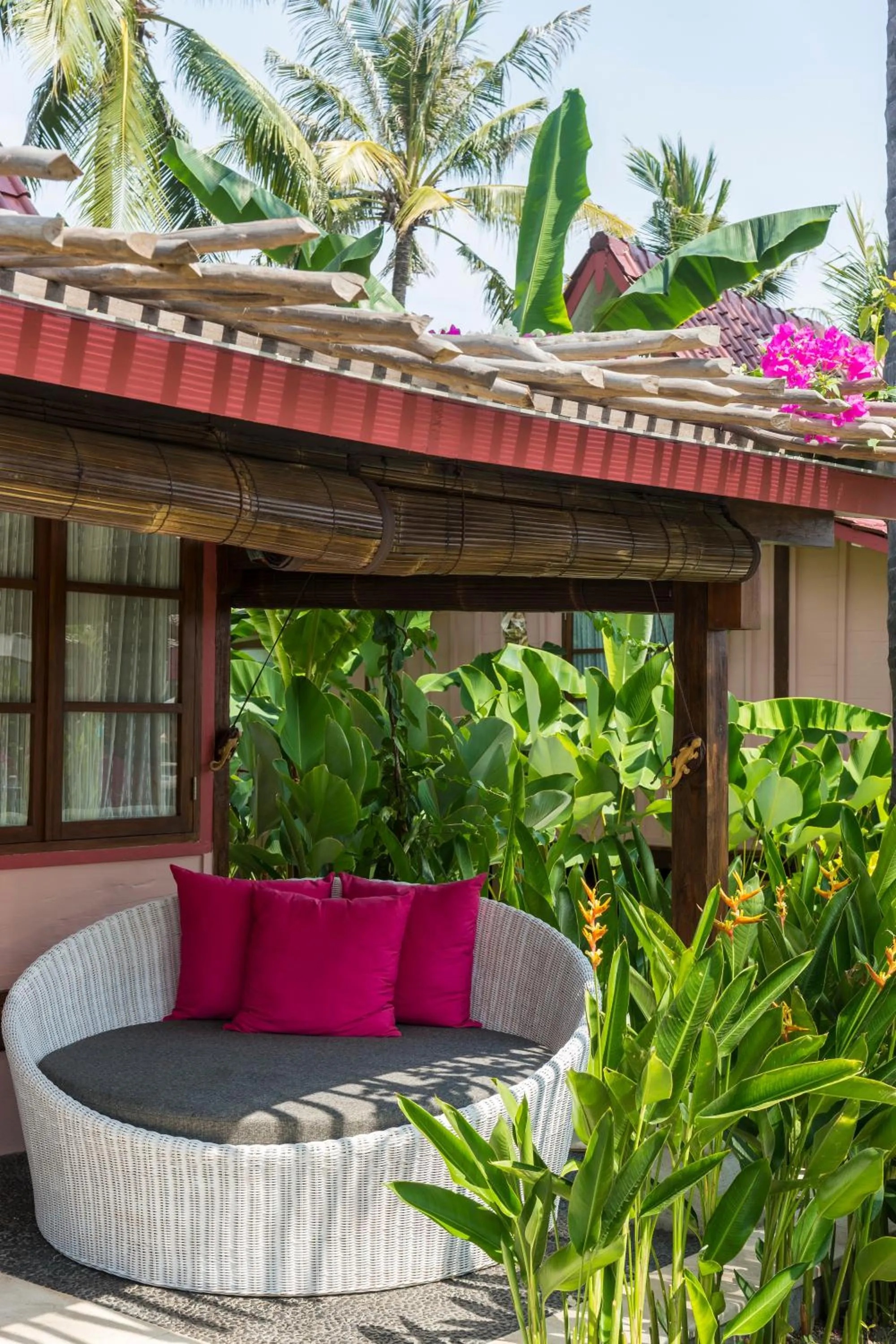 Seating area in PinkCoco Gili Air - Constant Surprises & for Cool Adults Only