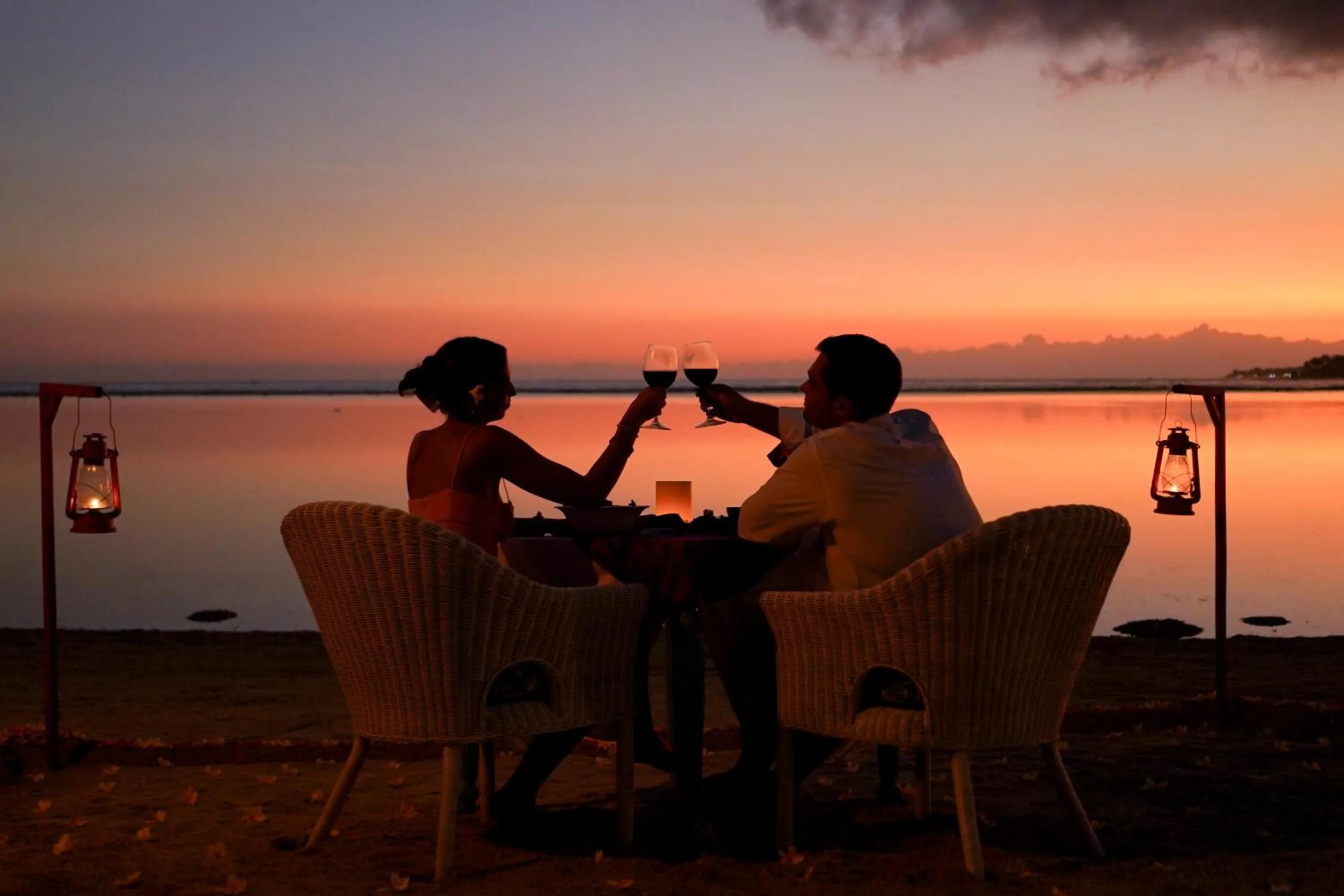 Beach in PinkCoco Gili Air - Constant Surprises & for Cool Adults Only