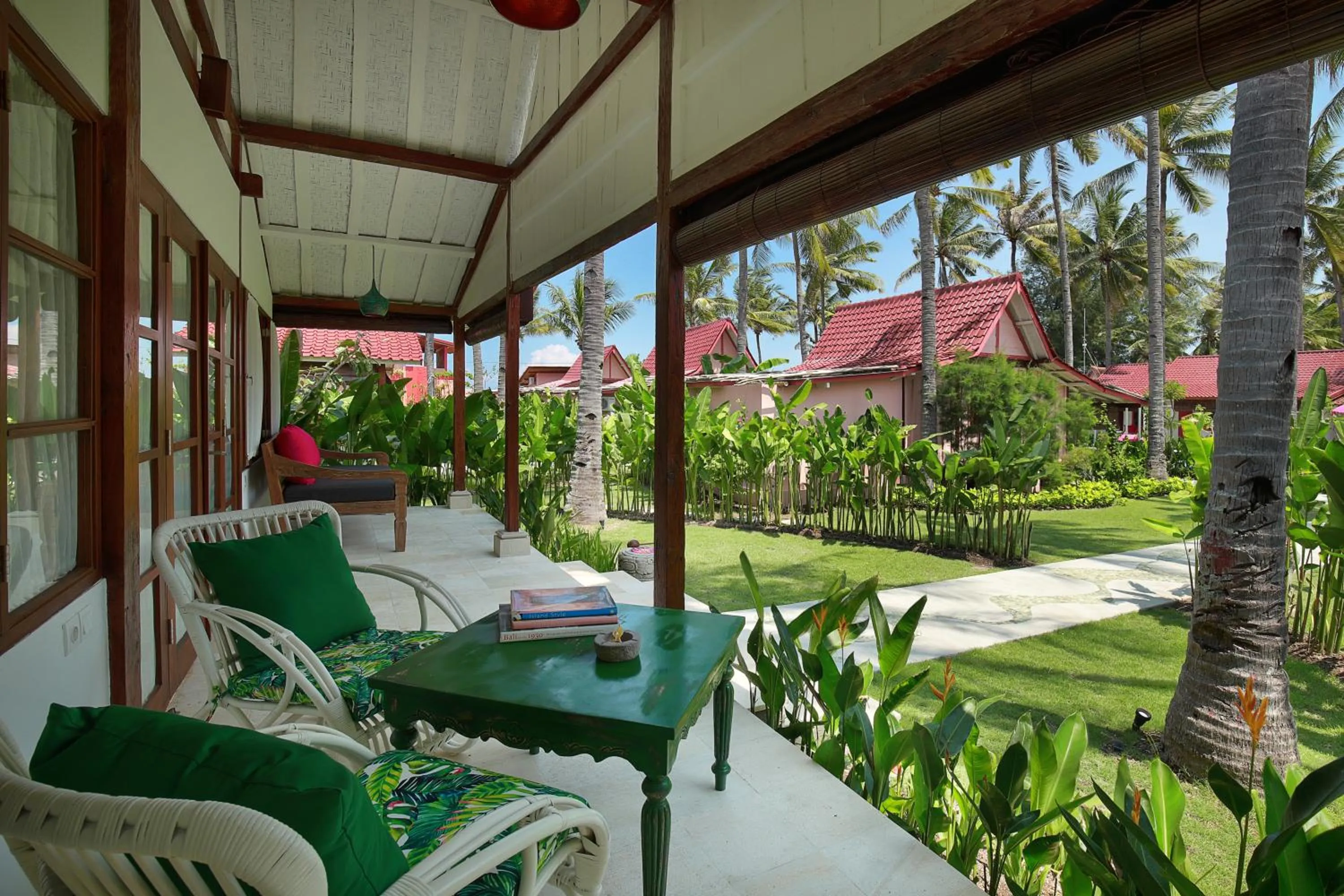 Balcony/Terrace in PinkCoco Gili Air - Constant Surprises & for Cool Adults Only