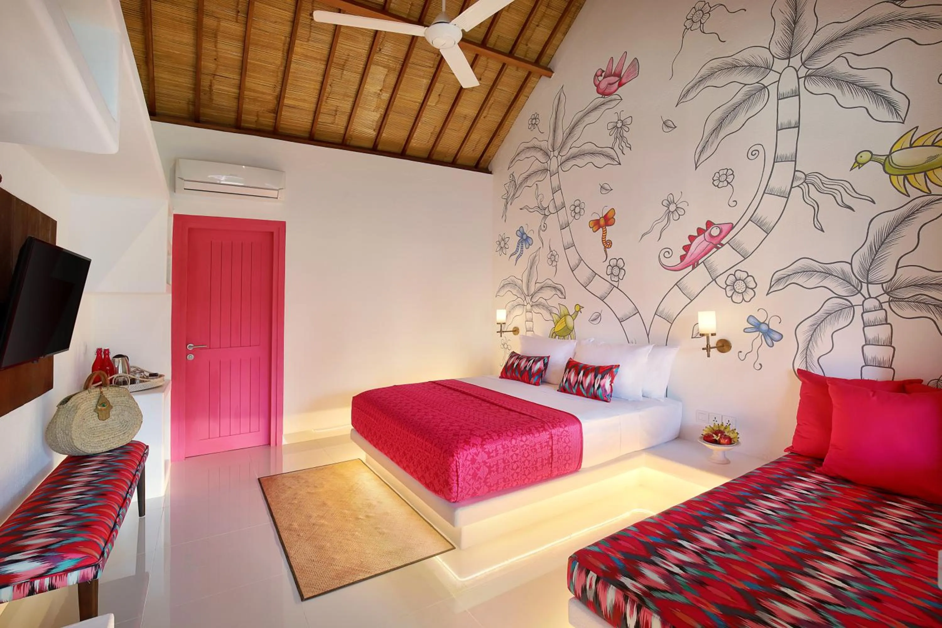 Photo of the whole room, Bed in PinkCoco Gili Air - Constant Surprises & for Cool Adults Only