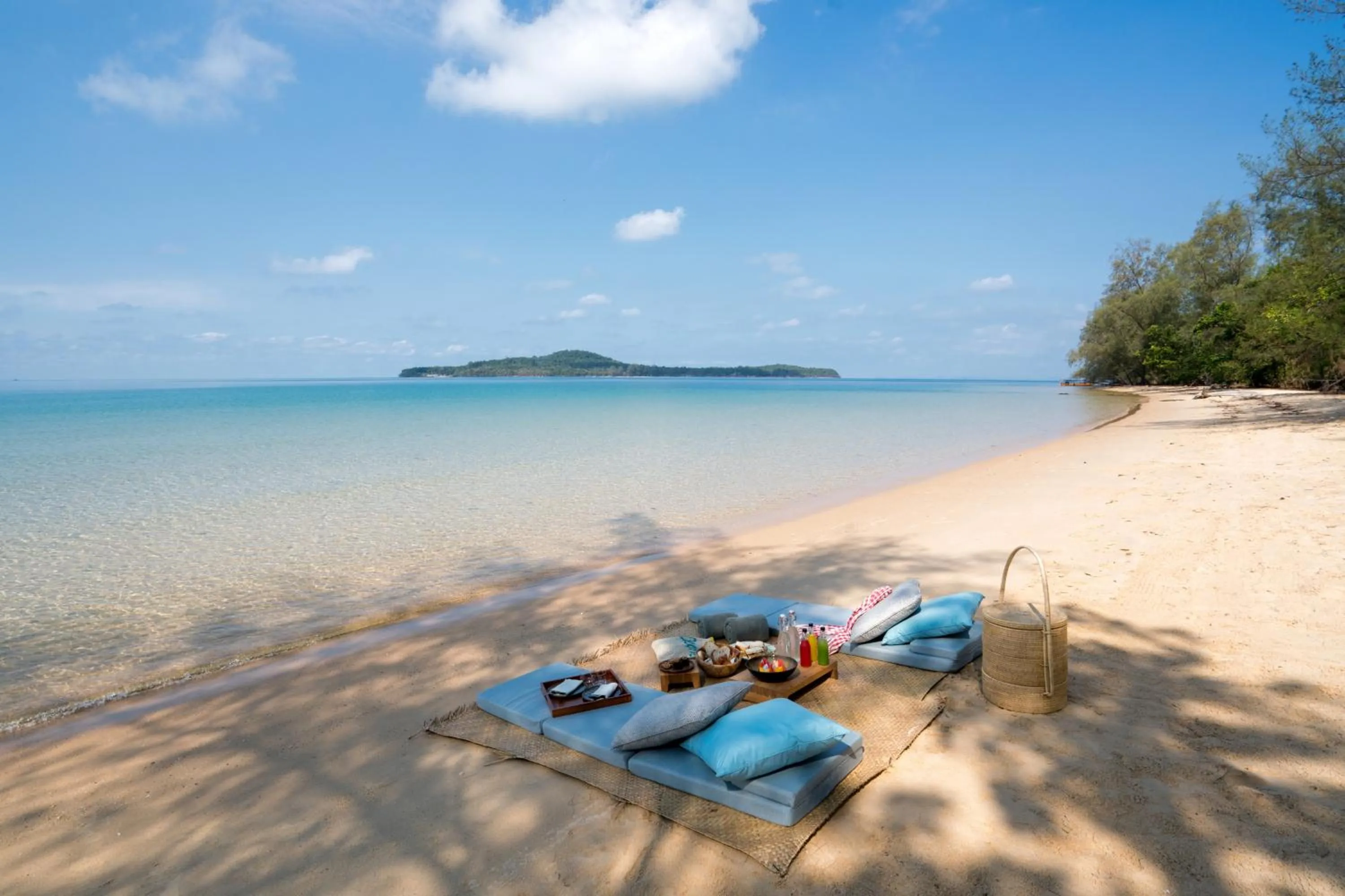 Beach in Six Senses Krabey Island