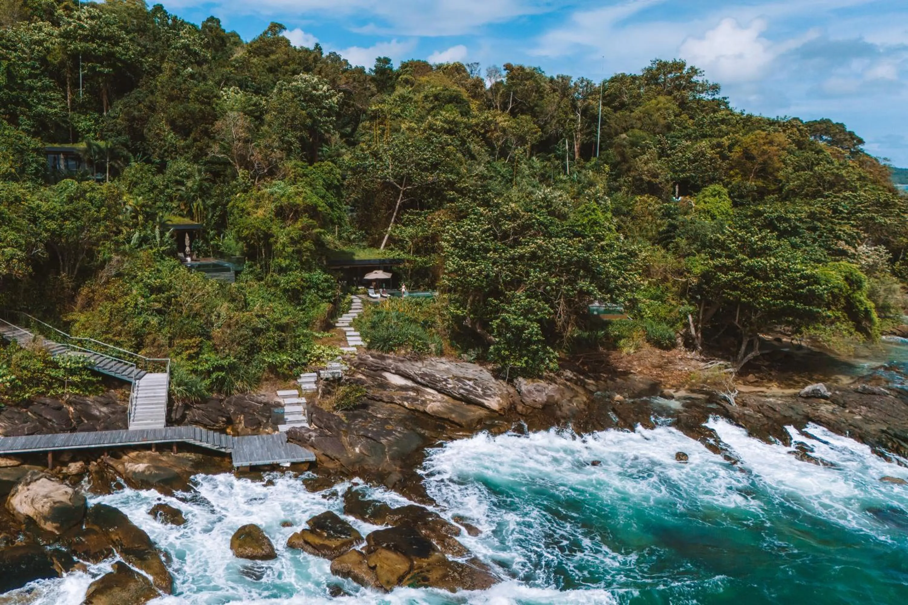 Natural landscape in Six Senses Krabey Island