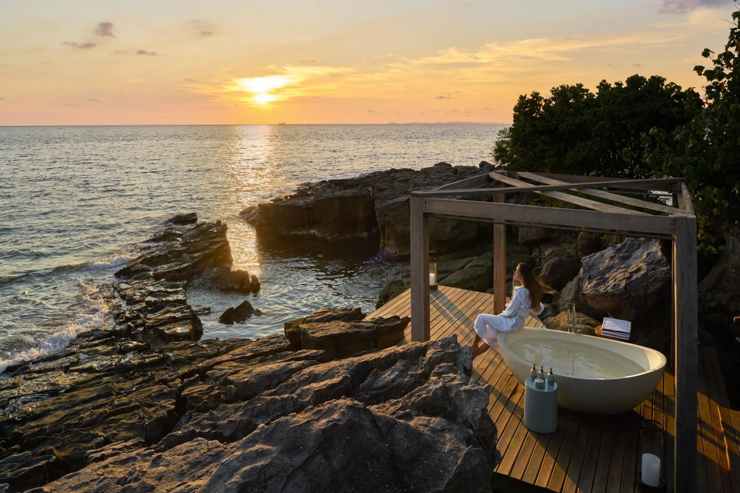 Sunset in Six Senses Krabey Island