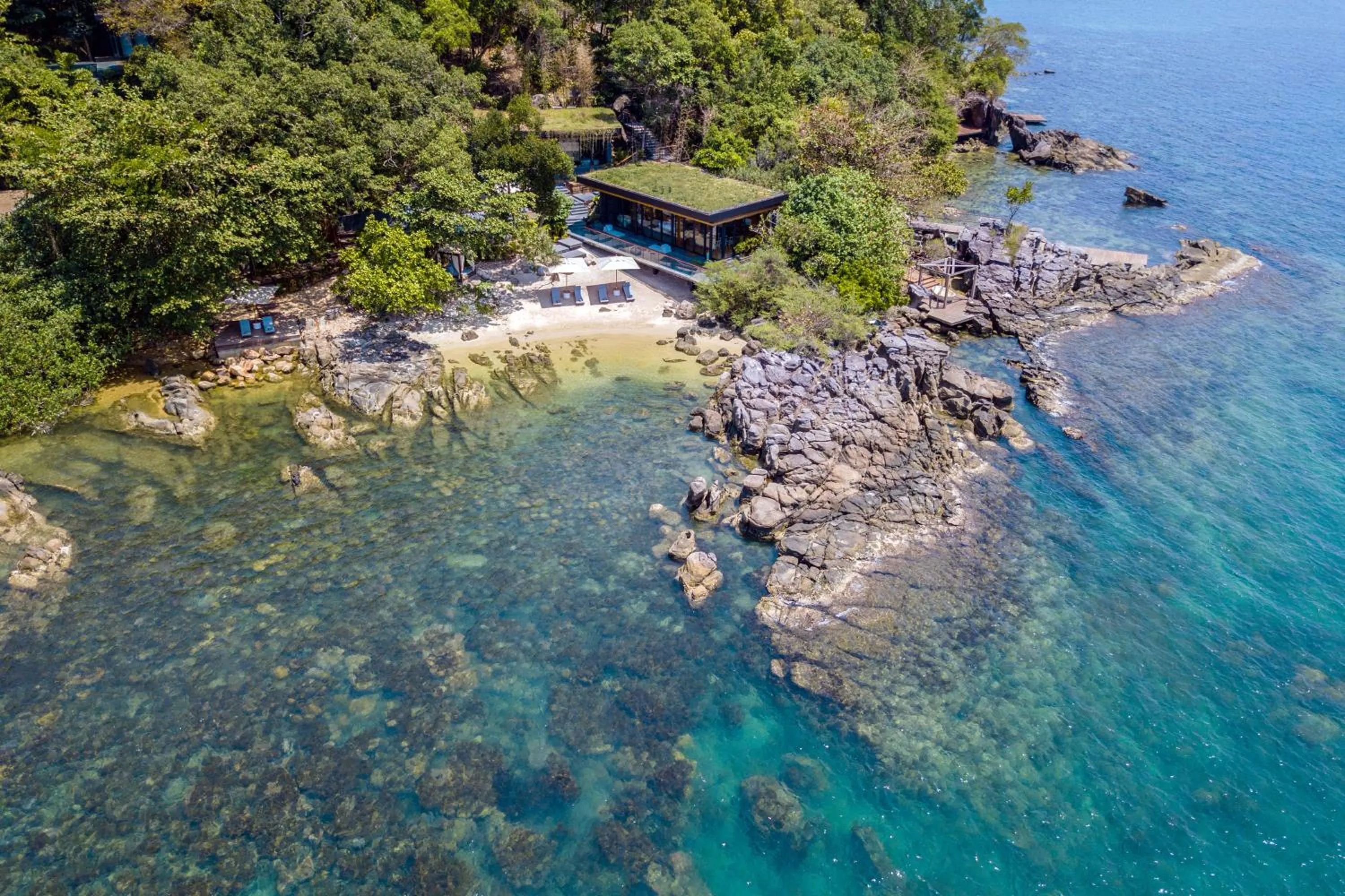 Beach in Six Senses Krabey Island