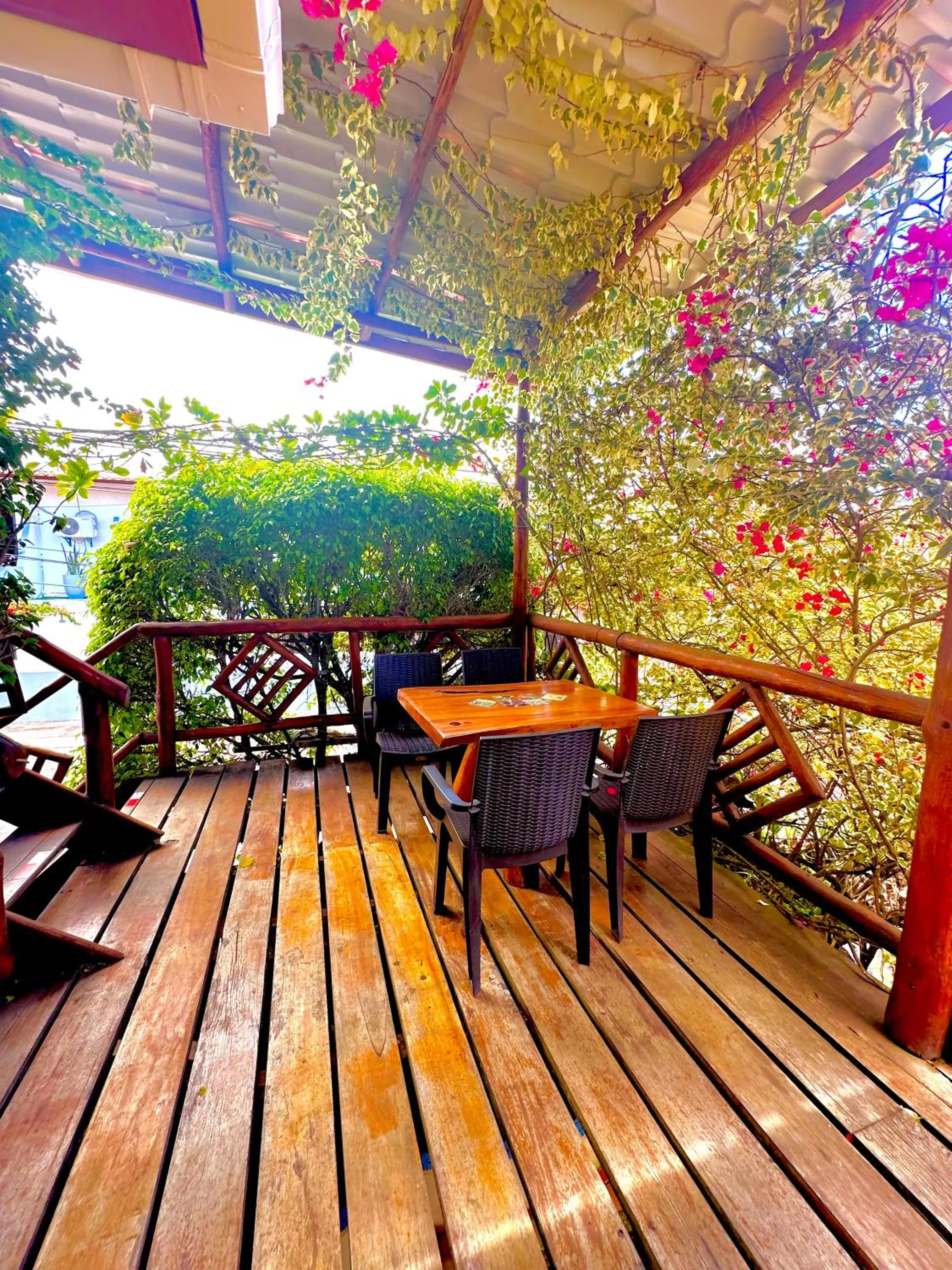 Balcony/Terrace in Casa del Lago Lodging House