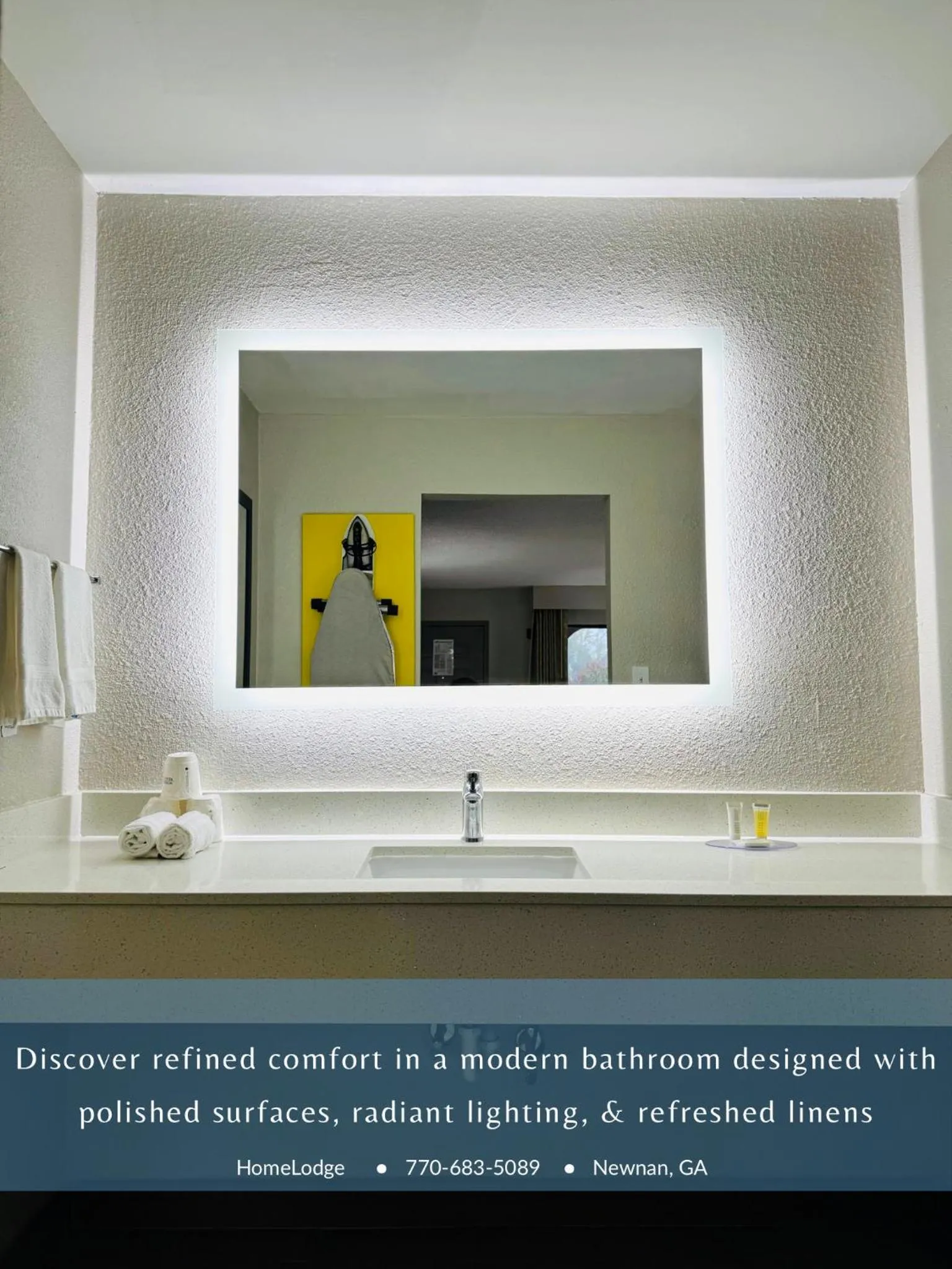 Bathroom in HomeLodge Newnan