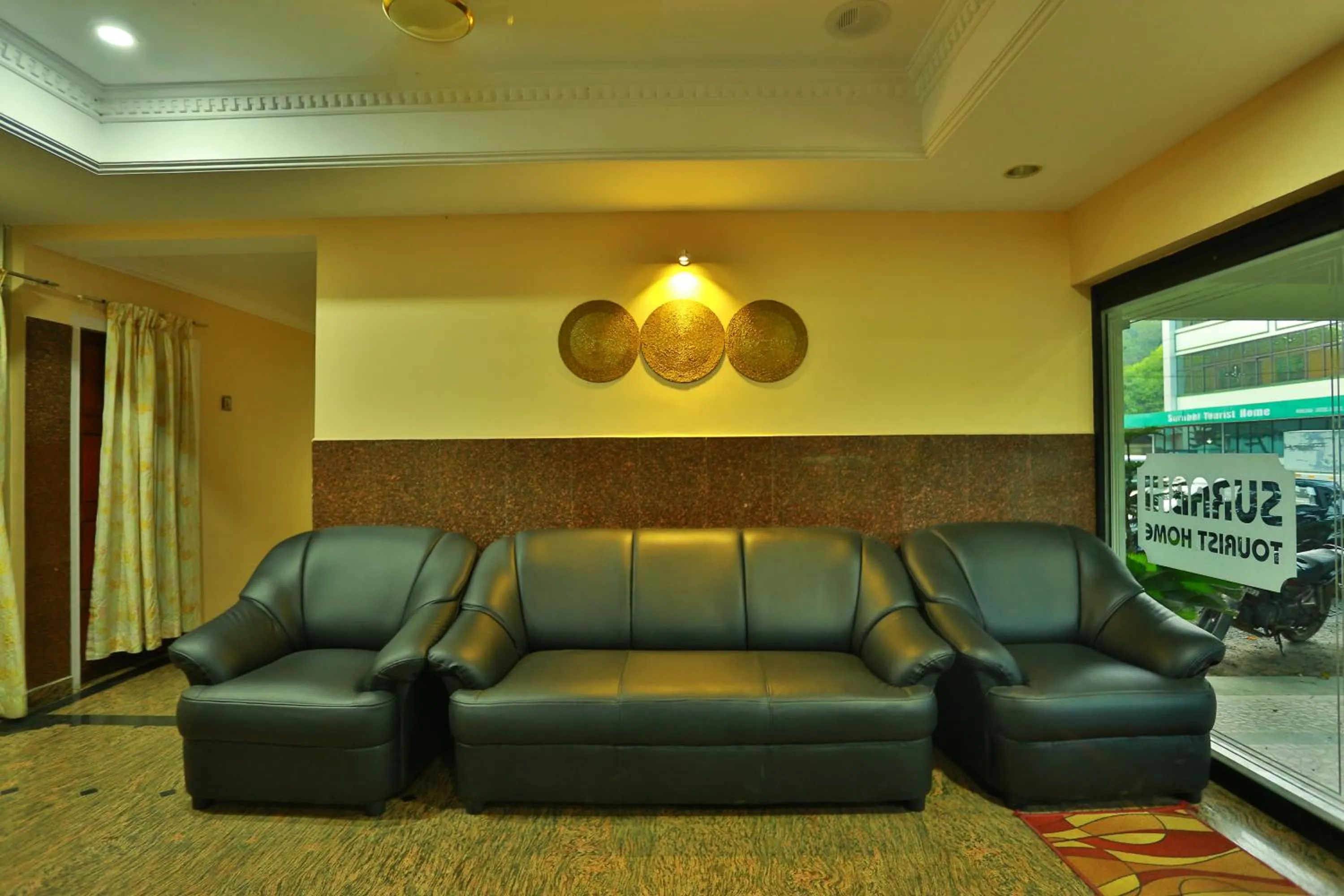 Seating area in Surabhi Suites