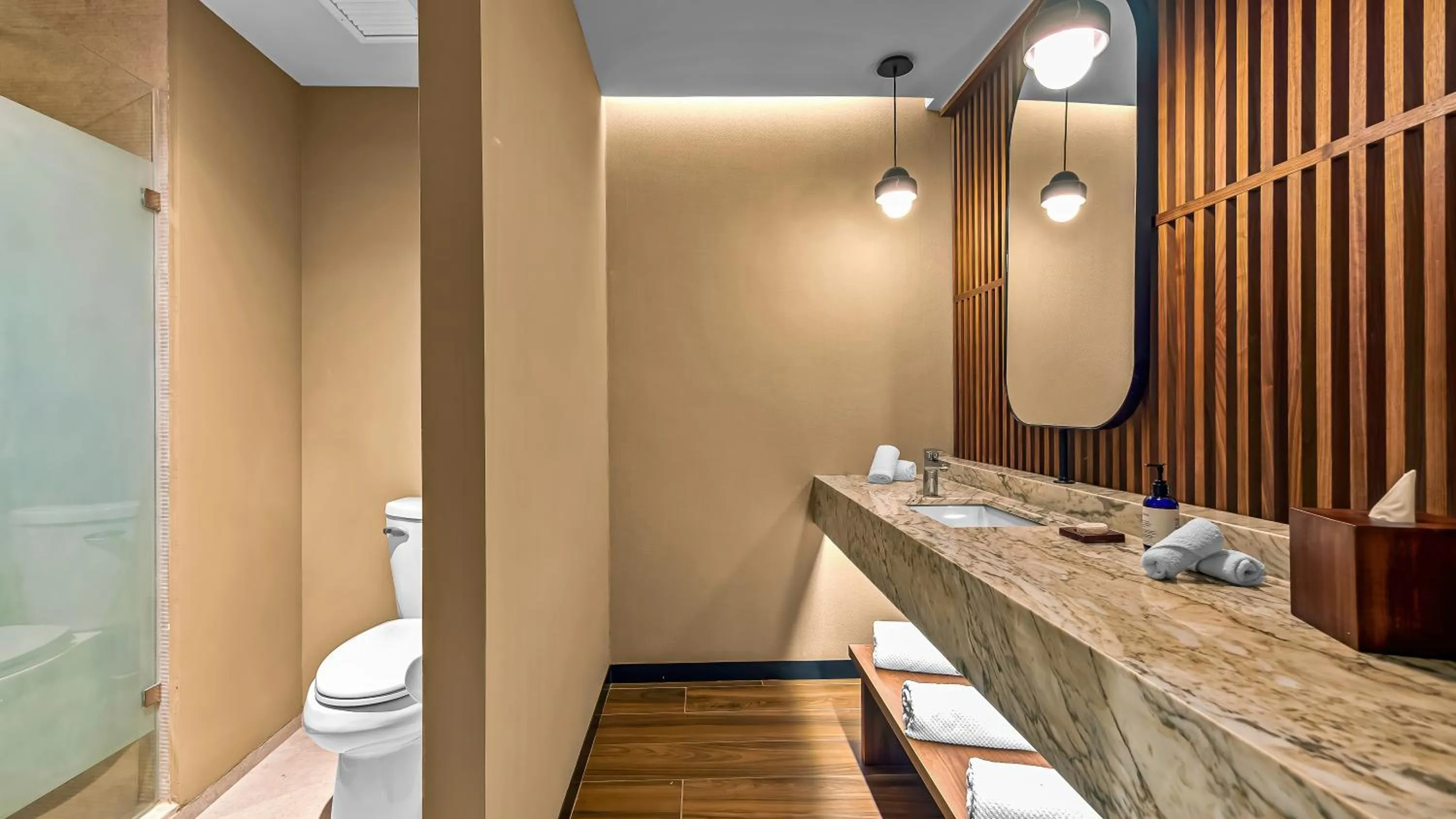 Bathroom in Hilton Queretaro