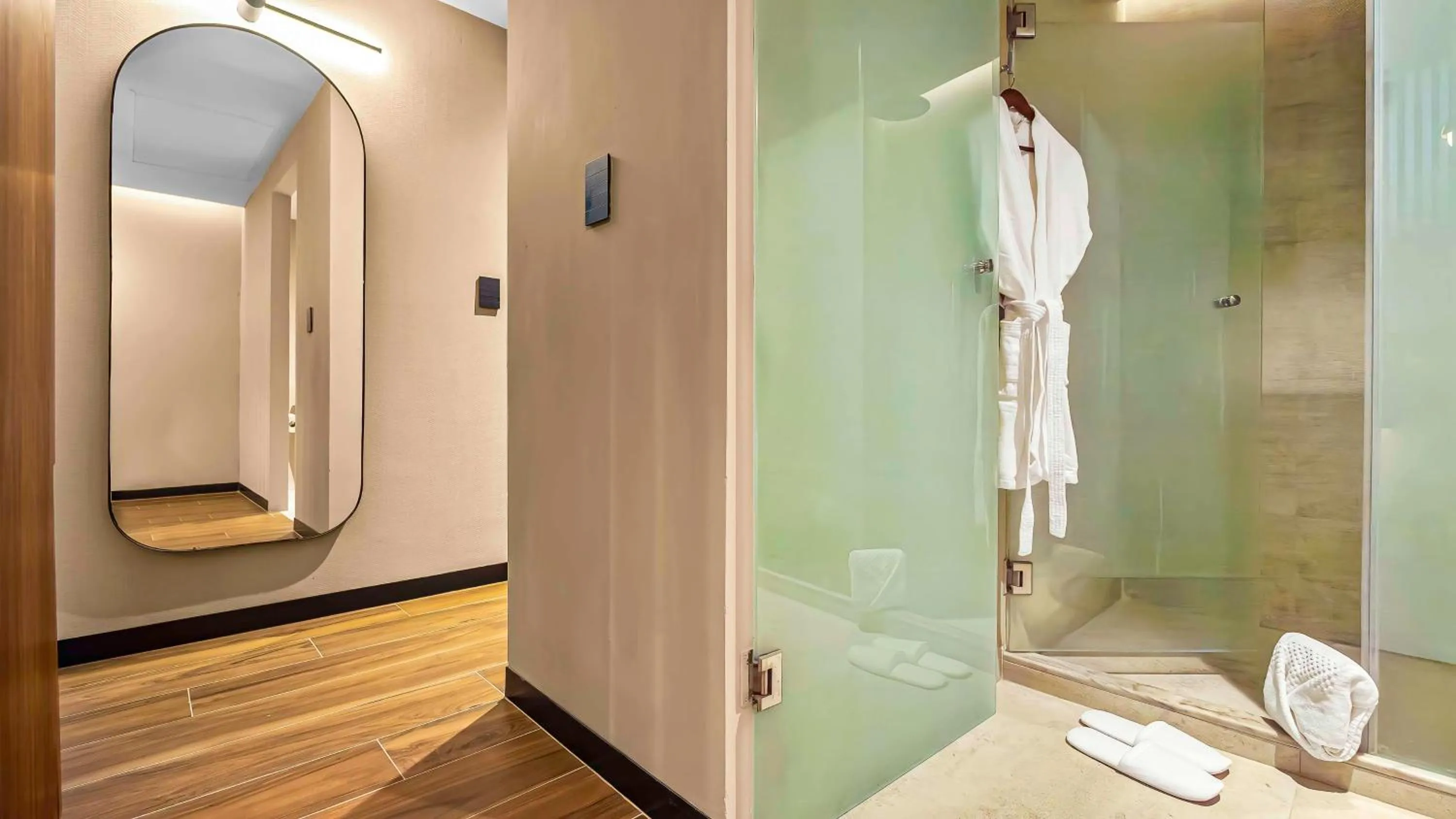 Bathroom in Hilton Queretaro