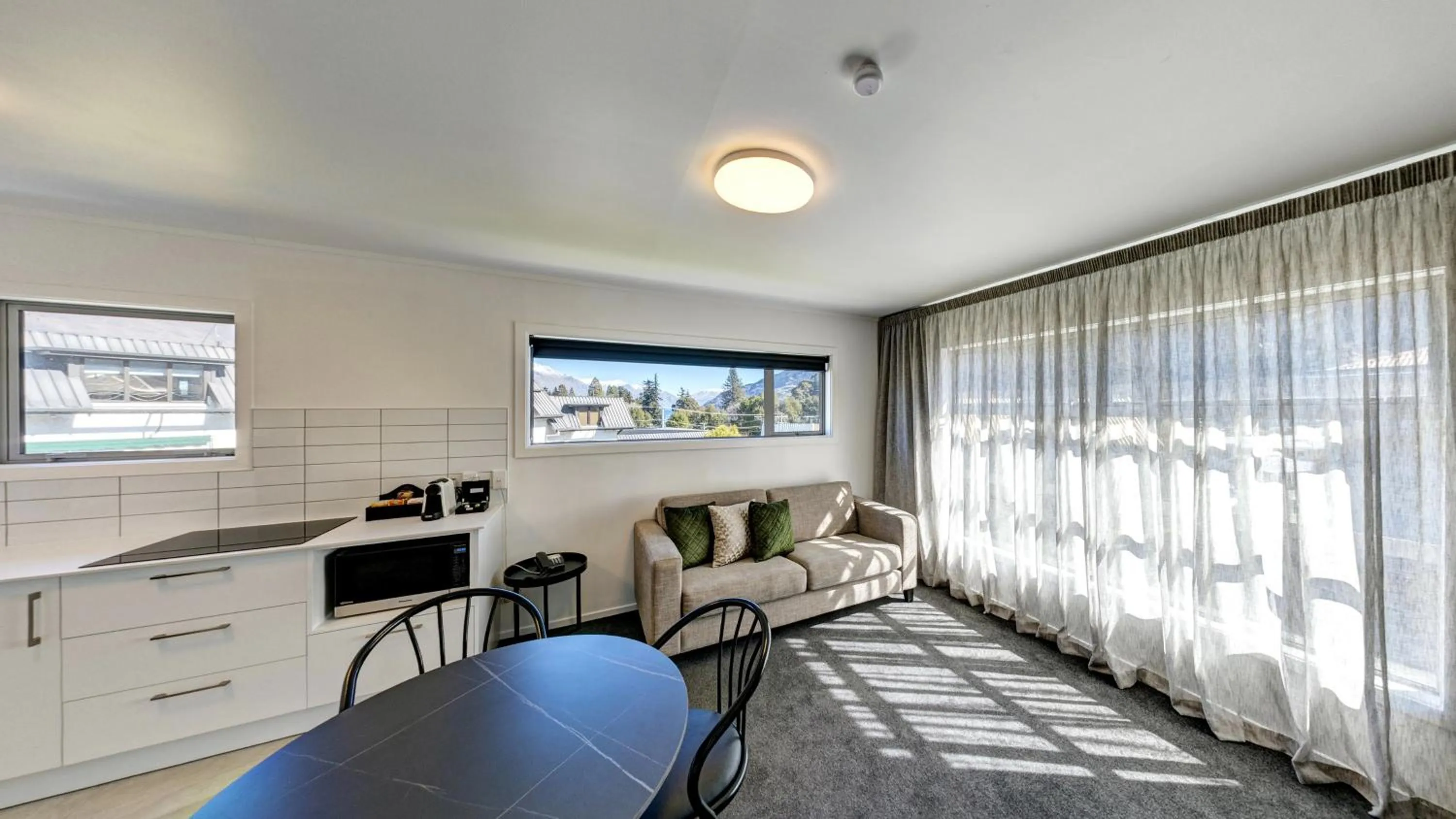 Seating area in Blue Peaks Lodge