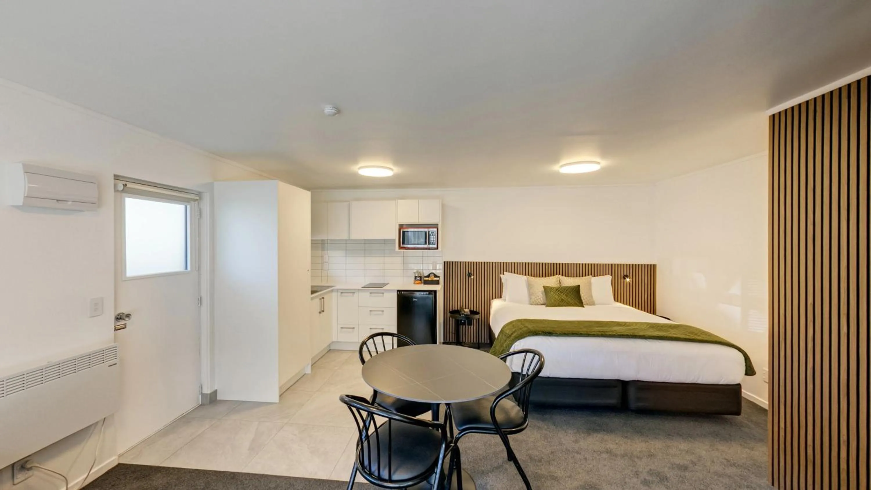 Bed in Blue Peaks Lodge