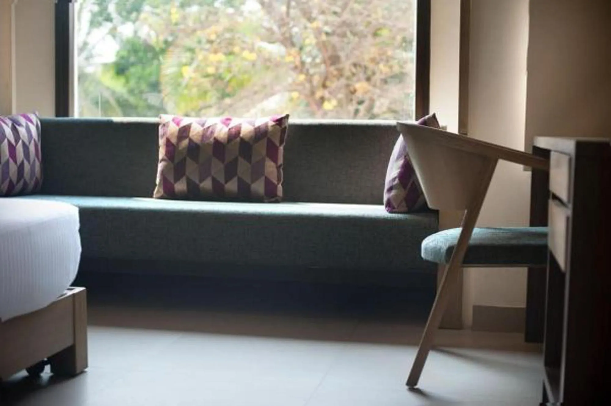 Seating area in Purple Cloud Hotel