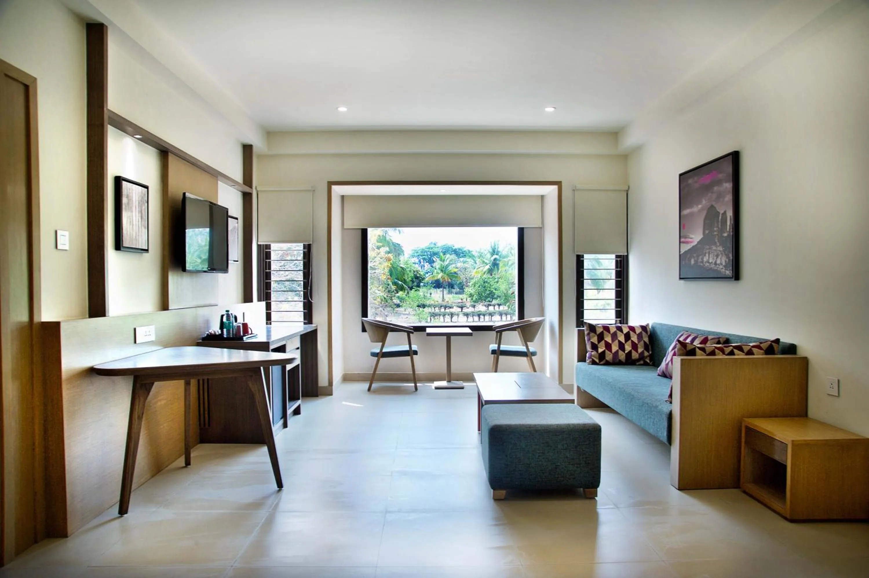 Living room in Purple Cloud Hotel