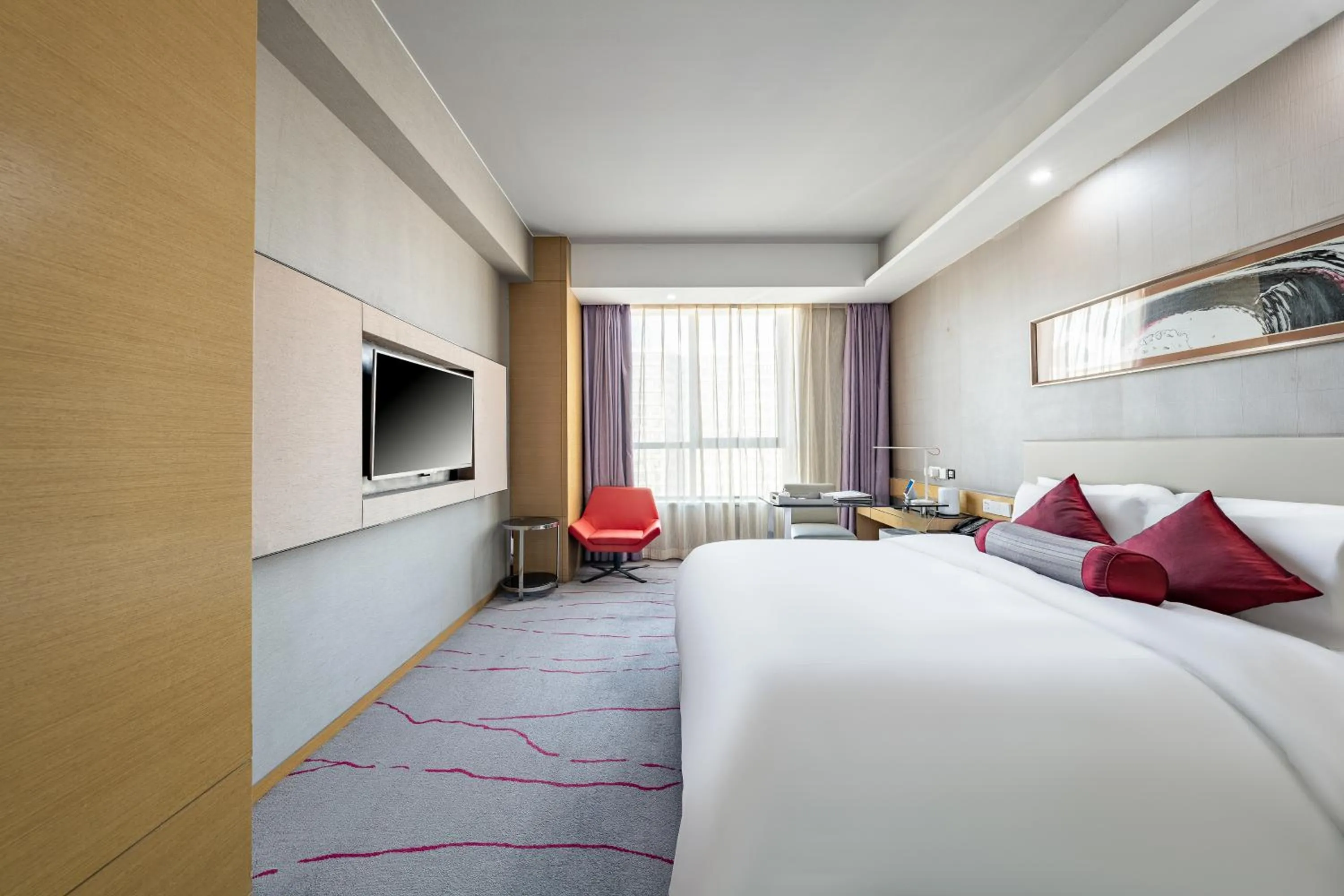 Bed in Grand Mercure Jinan Sunshine