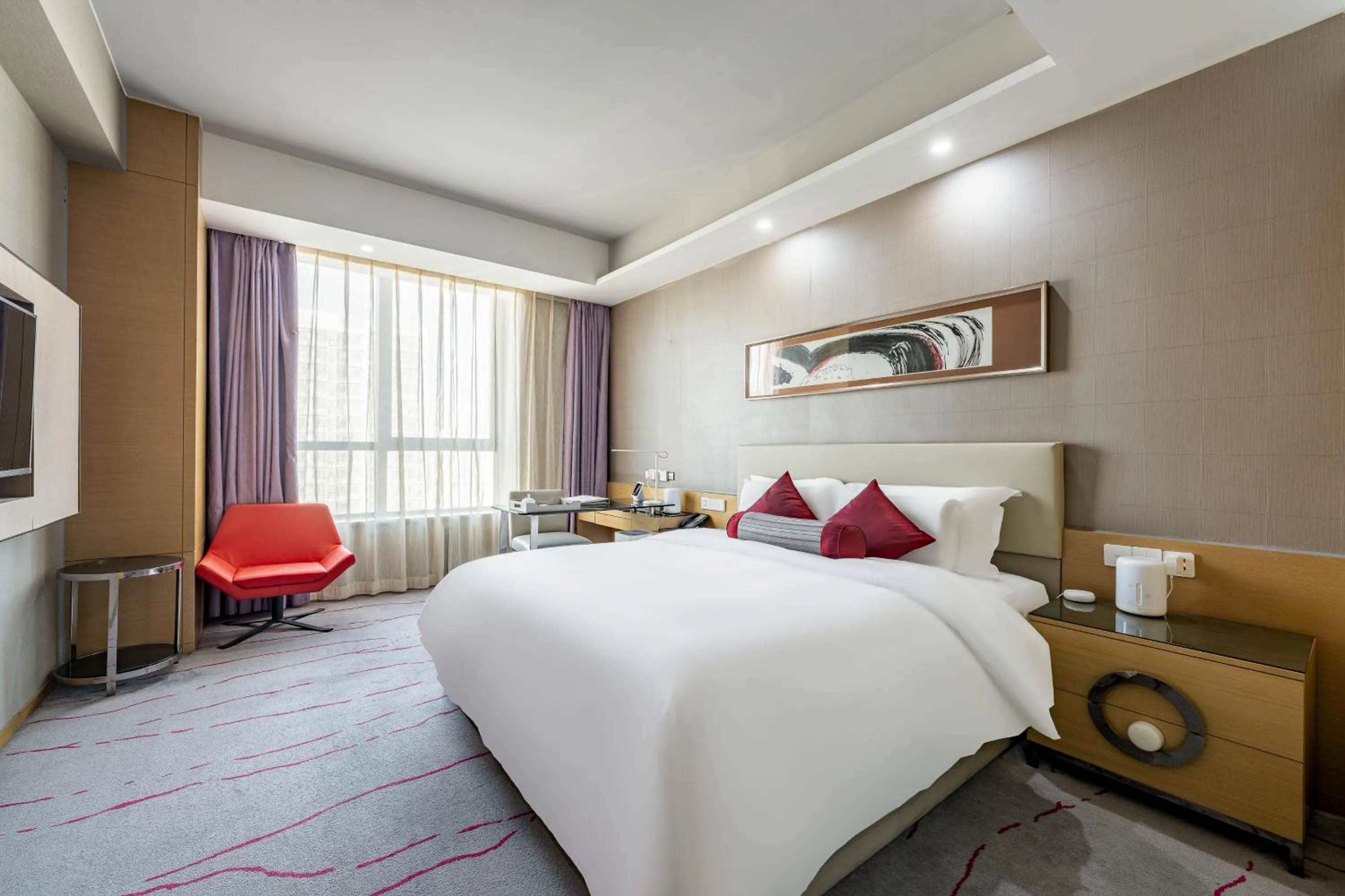 Bedroom, Bed in Grand Mercure Jinan Sunshine