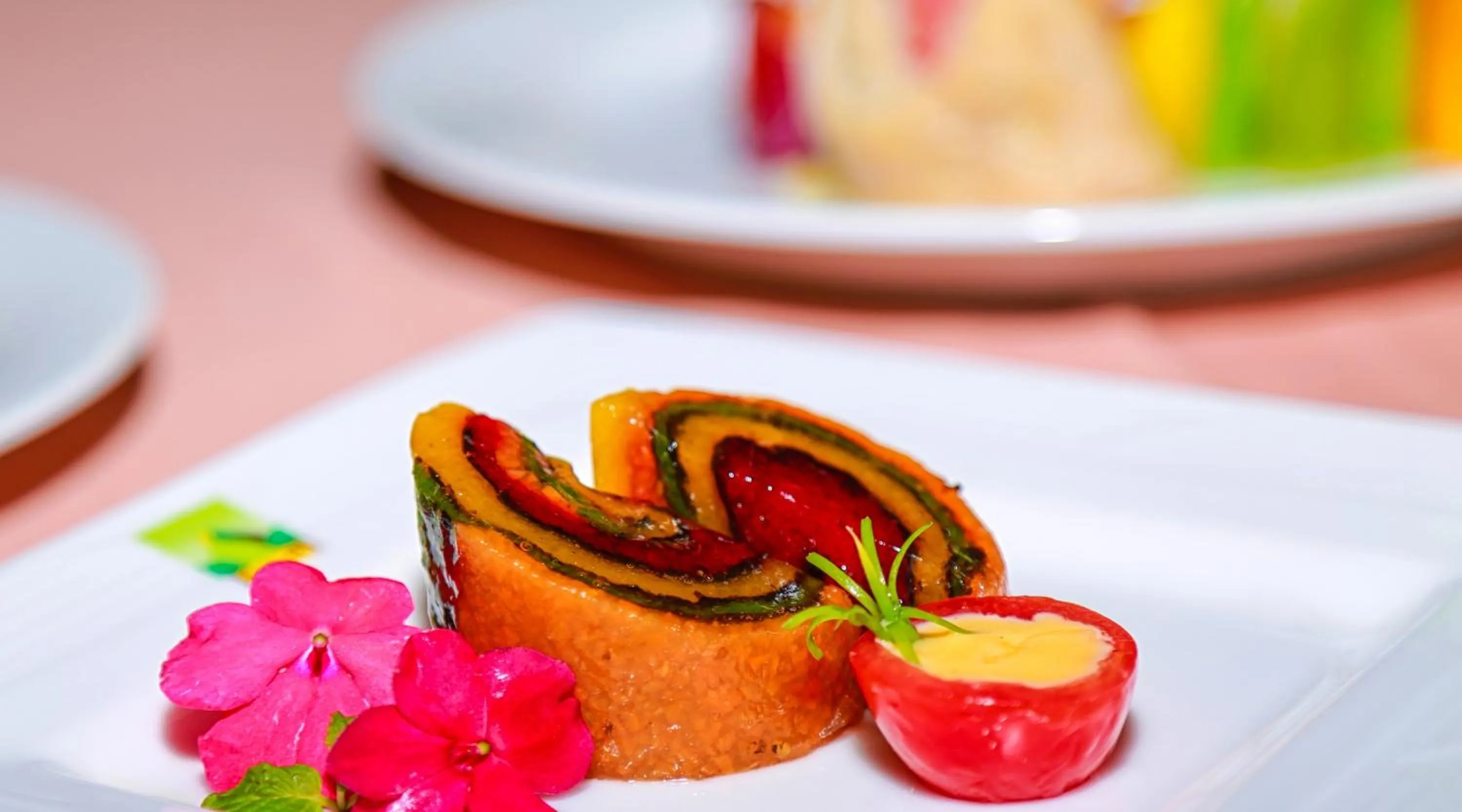 Food close-up in Oak Ray Serene Garden Hotel