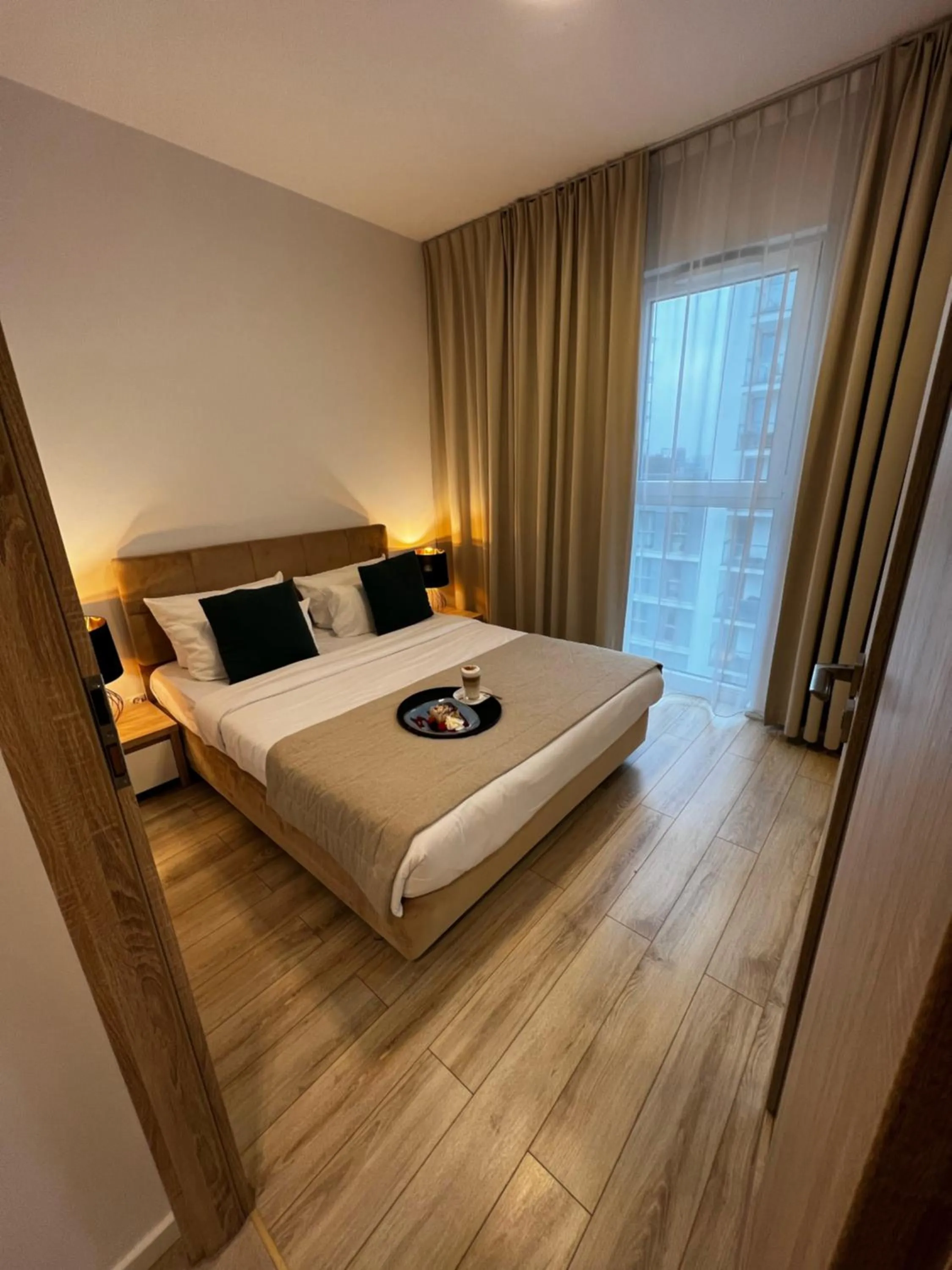 Bedroom, Bed in Varsovia Apartamenty Kasprzaka