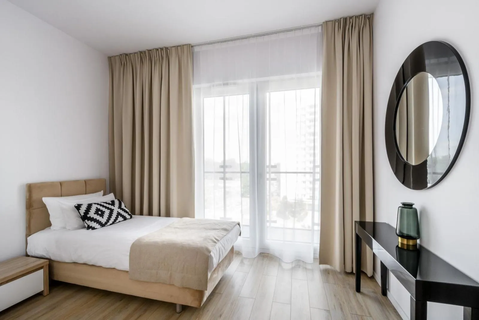 Bed in Varsovia Apartamenty Kasprzaka