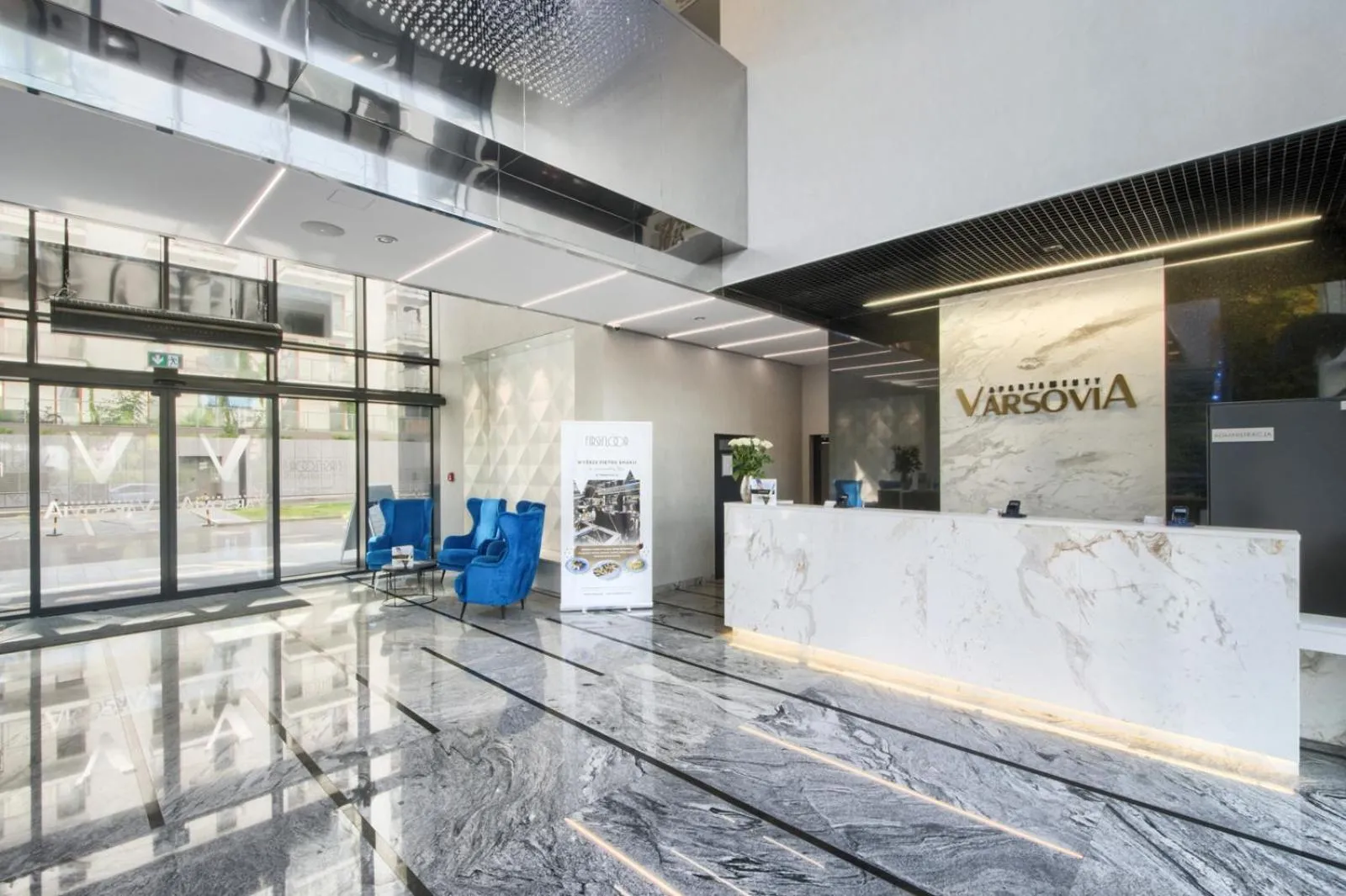 Lobby or reception in Varsovia Apartamenty Kasprzaka