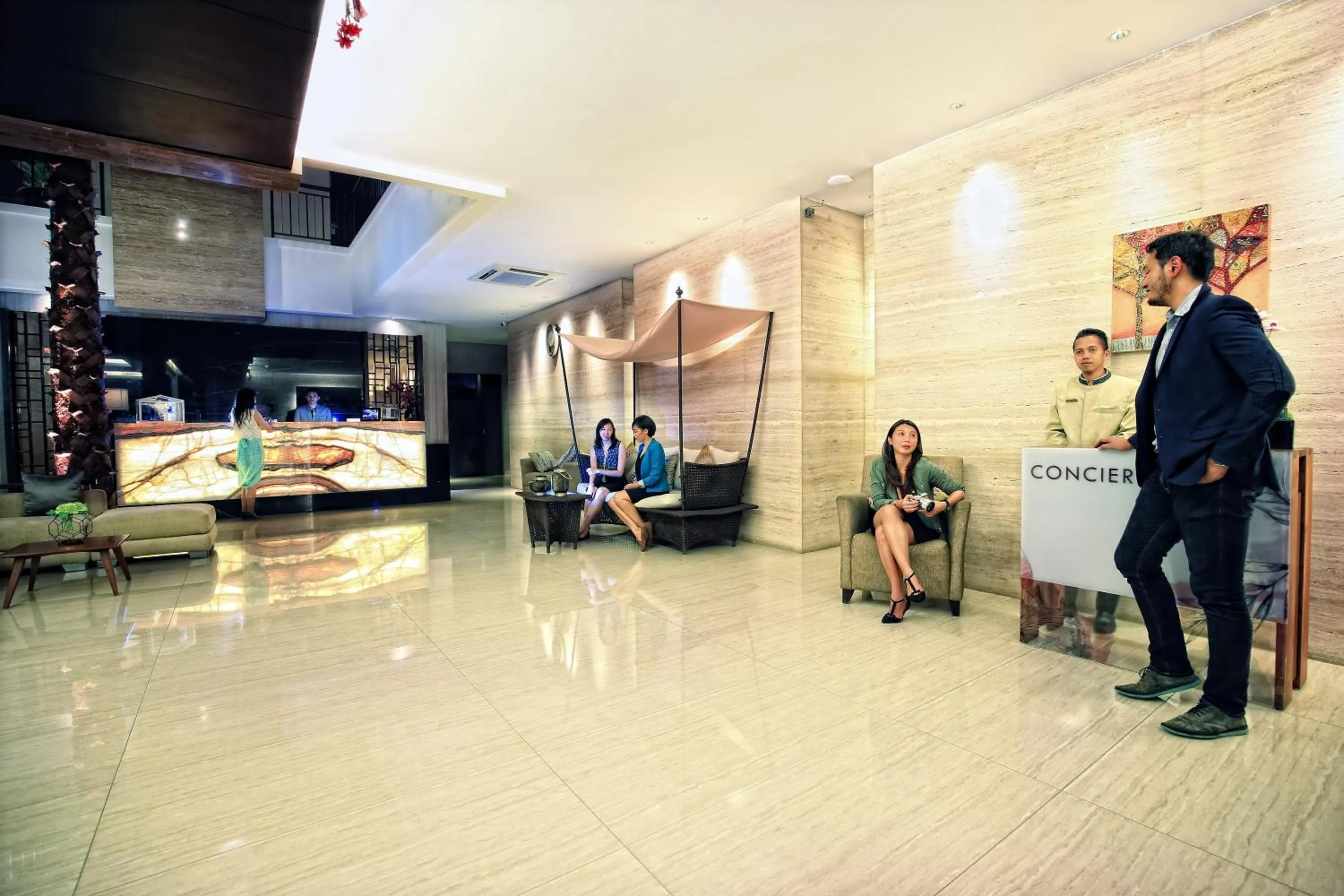 Lobby or reception in Rasuna Icon Hotel