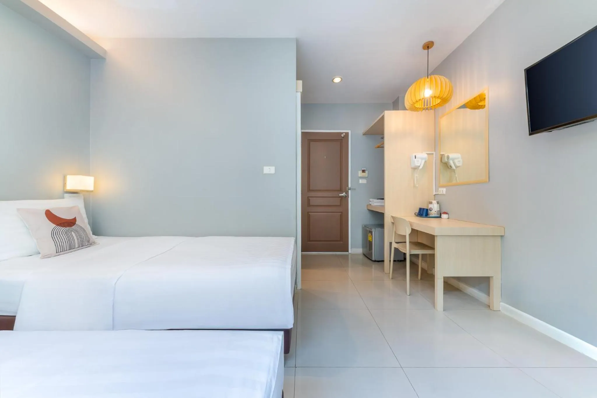 Bedroom, Bed in At Hua Lamphong Hotel