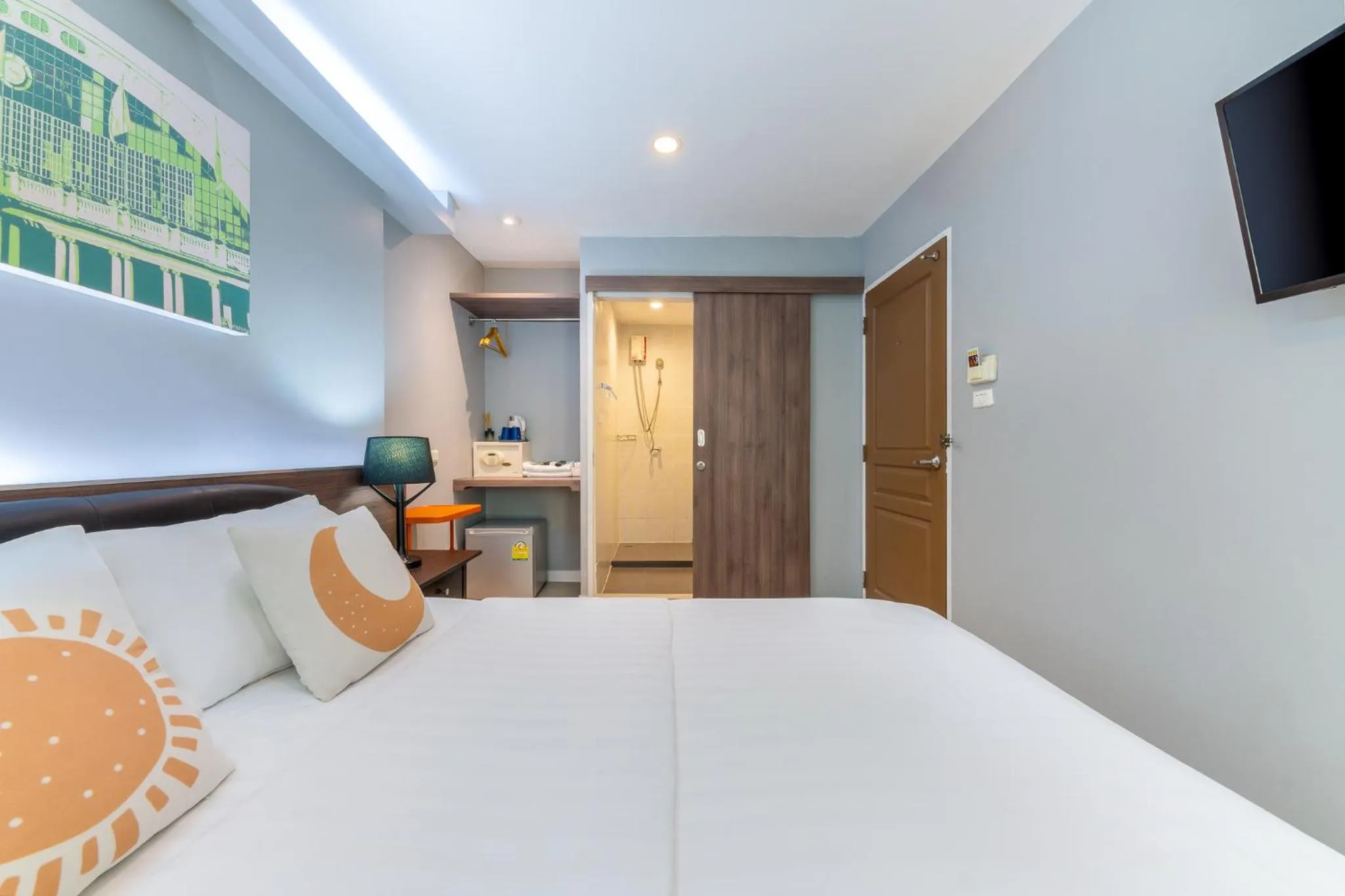 Bedroom, Bed in At Hua Lamphong Hotel