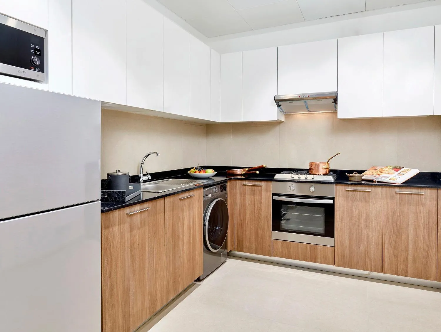 Kitchen or kitchenette in Staybridge Suites - Doha Lusail by IHG