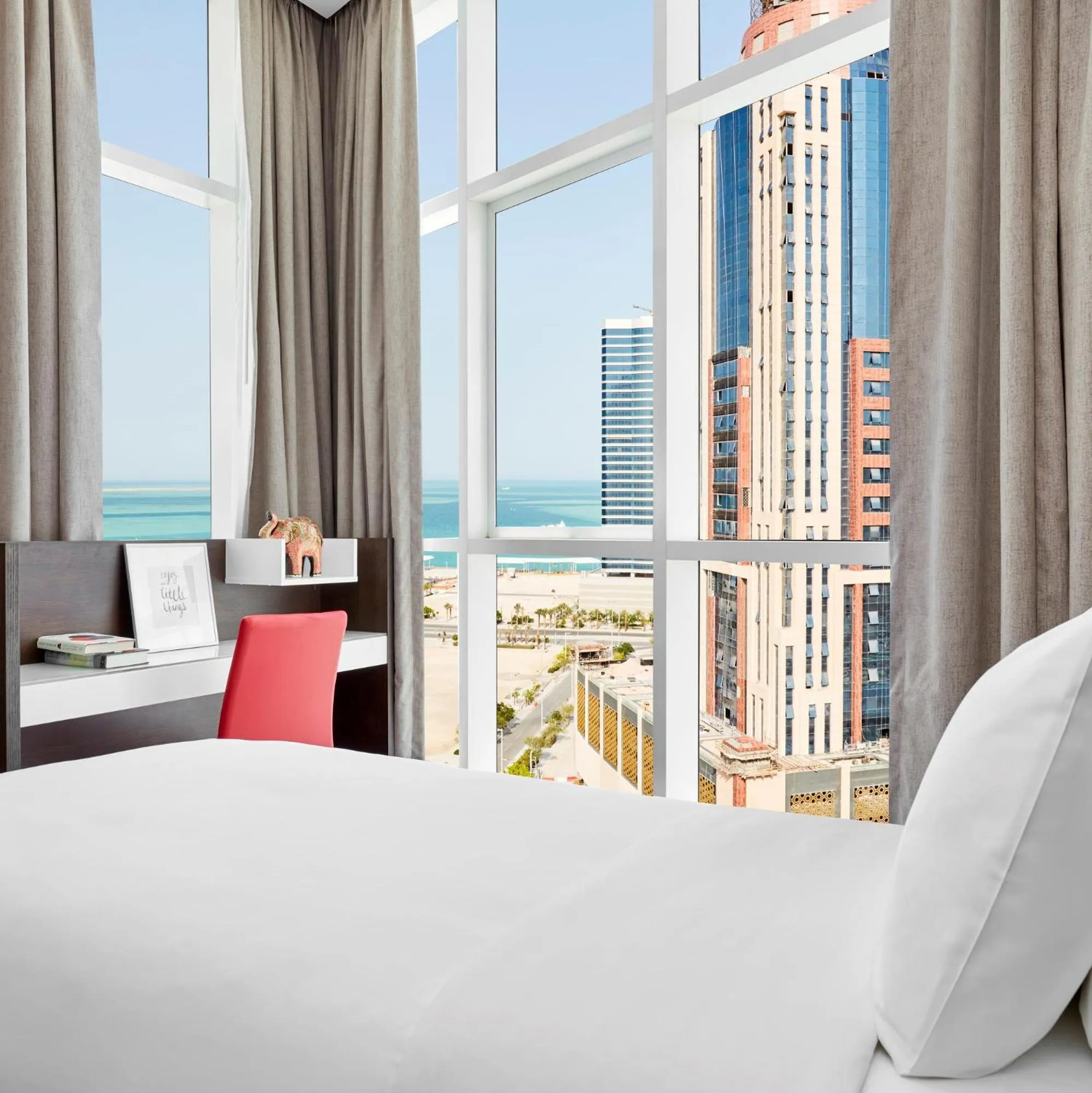 Bedroom, Bed in Staybridge Suites - Doha Lusail by IHG