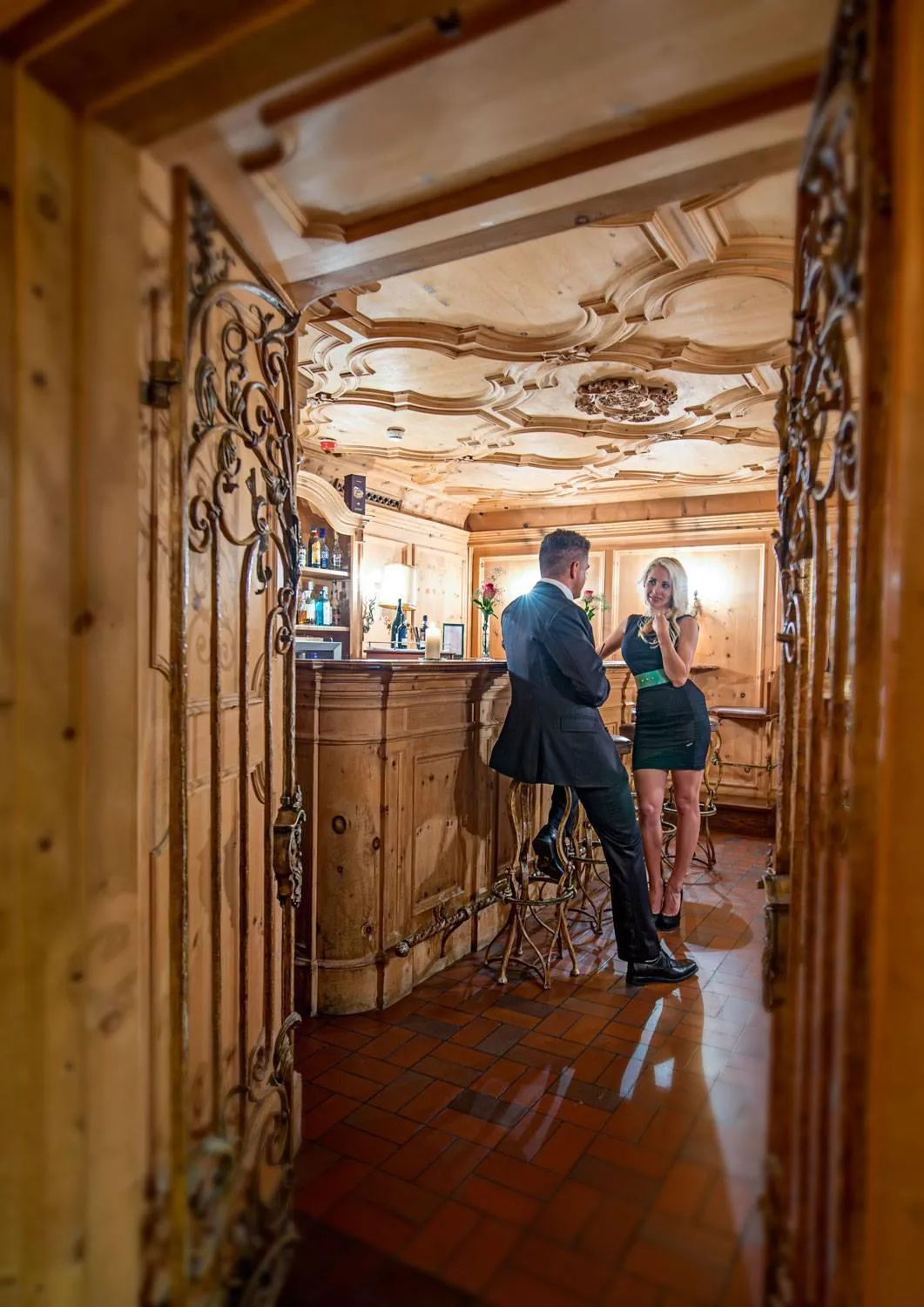 People in Hotel Restaurant Häupl