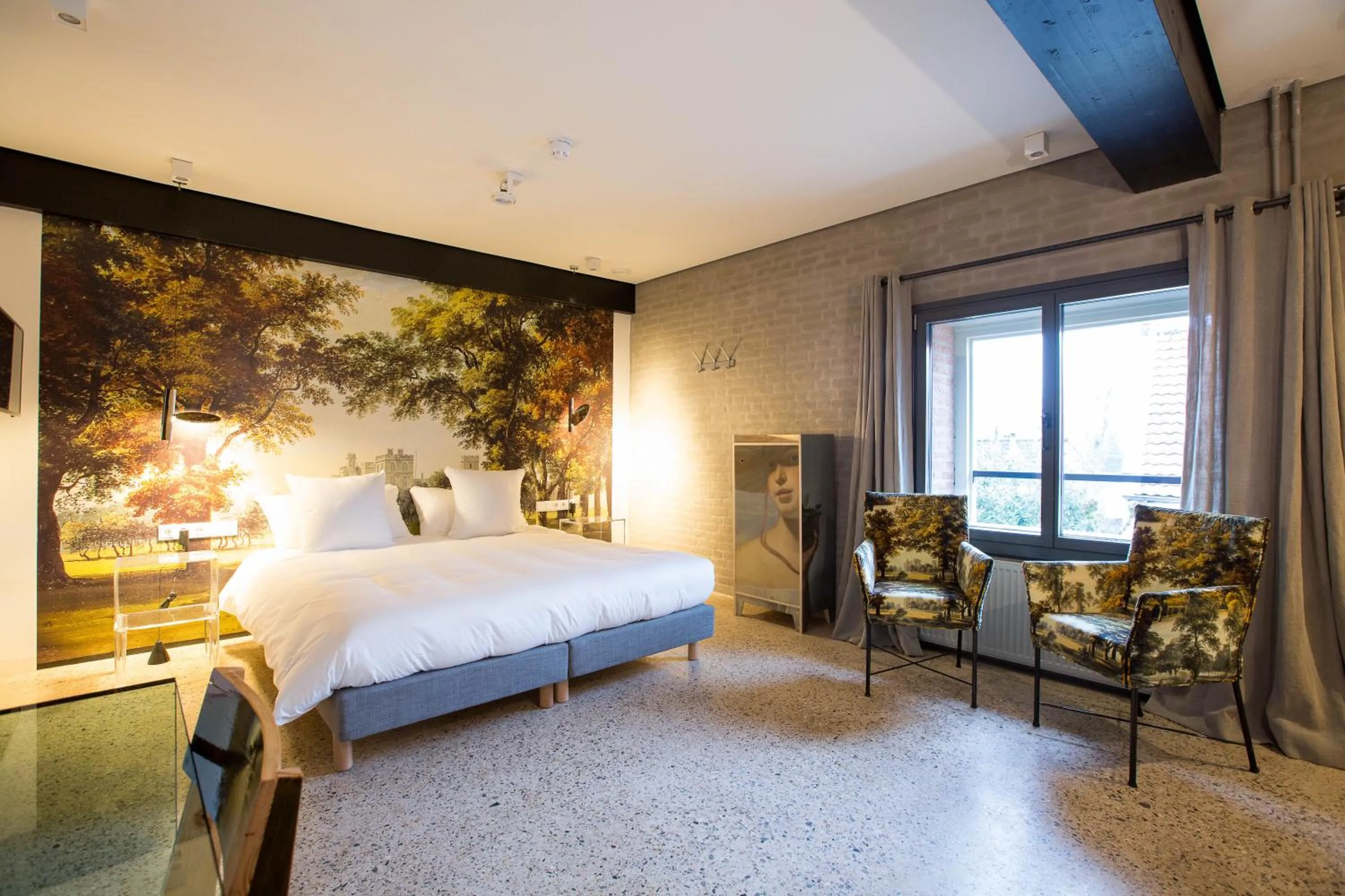 Bed in Hotel Napoleonschuur