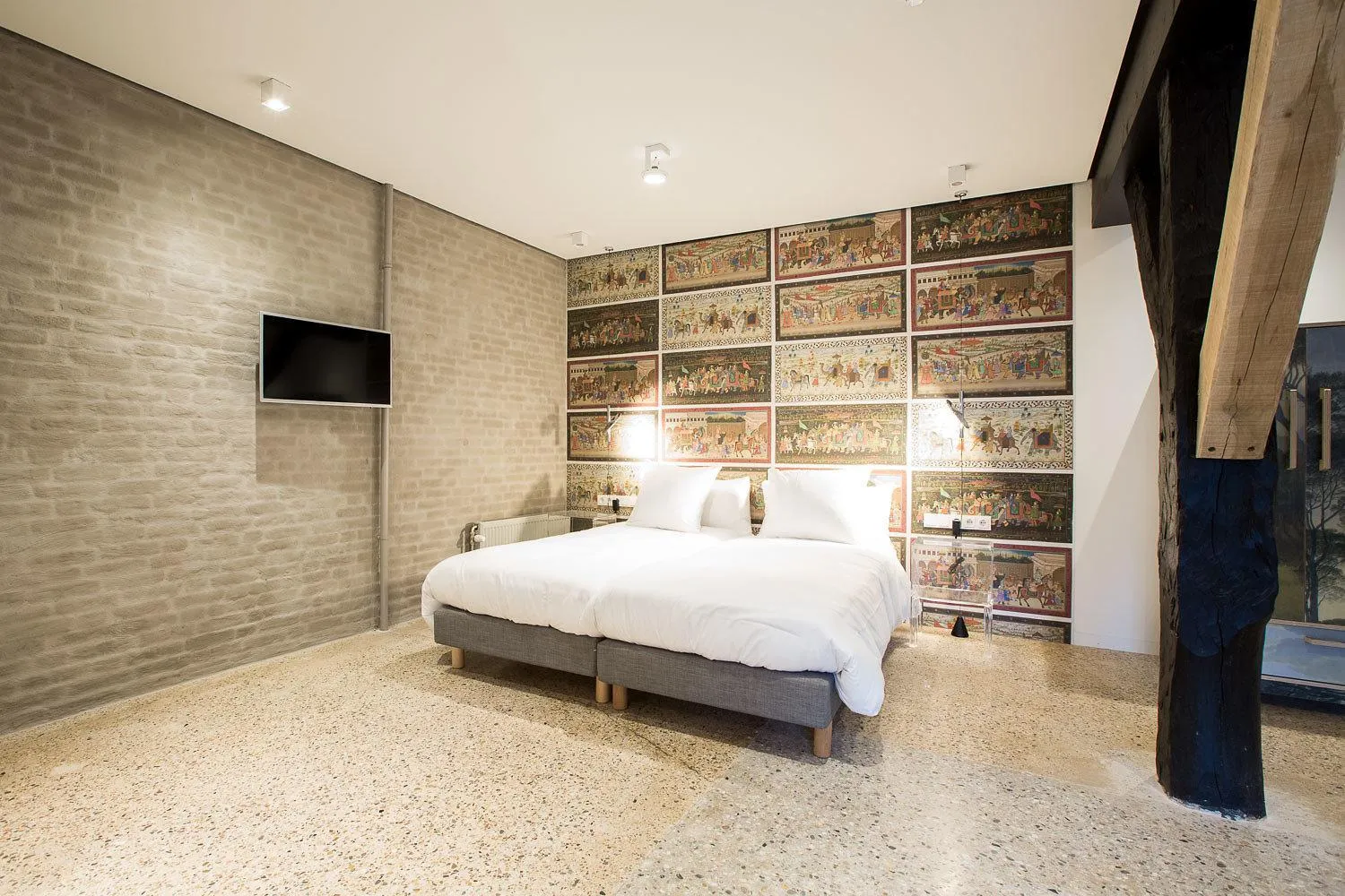 Bed in Hotel Napoleonschuur